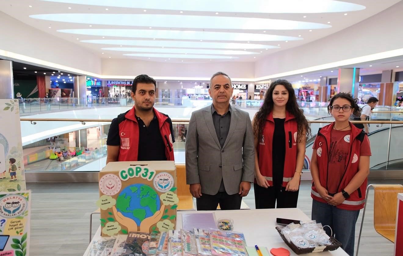 MALATYA’DA COP31 KAPSAMINDA FARKINDALIK STANDI AÇILDI