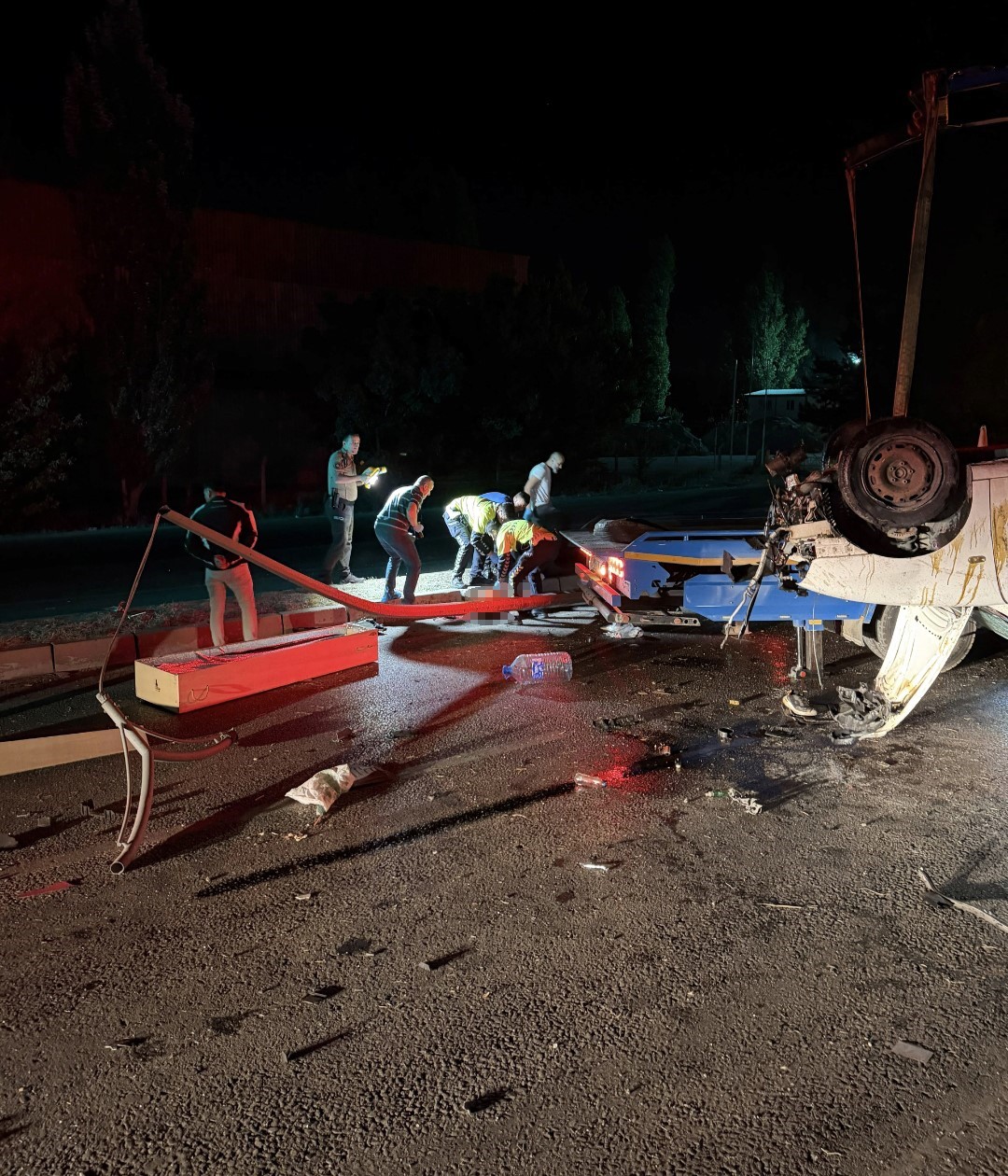 ANKARA’DA OTOMOBİL TAKLA ATTI: 1 ÖLÜ