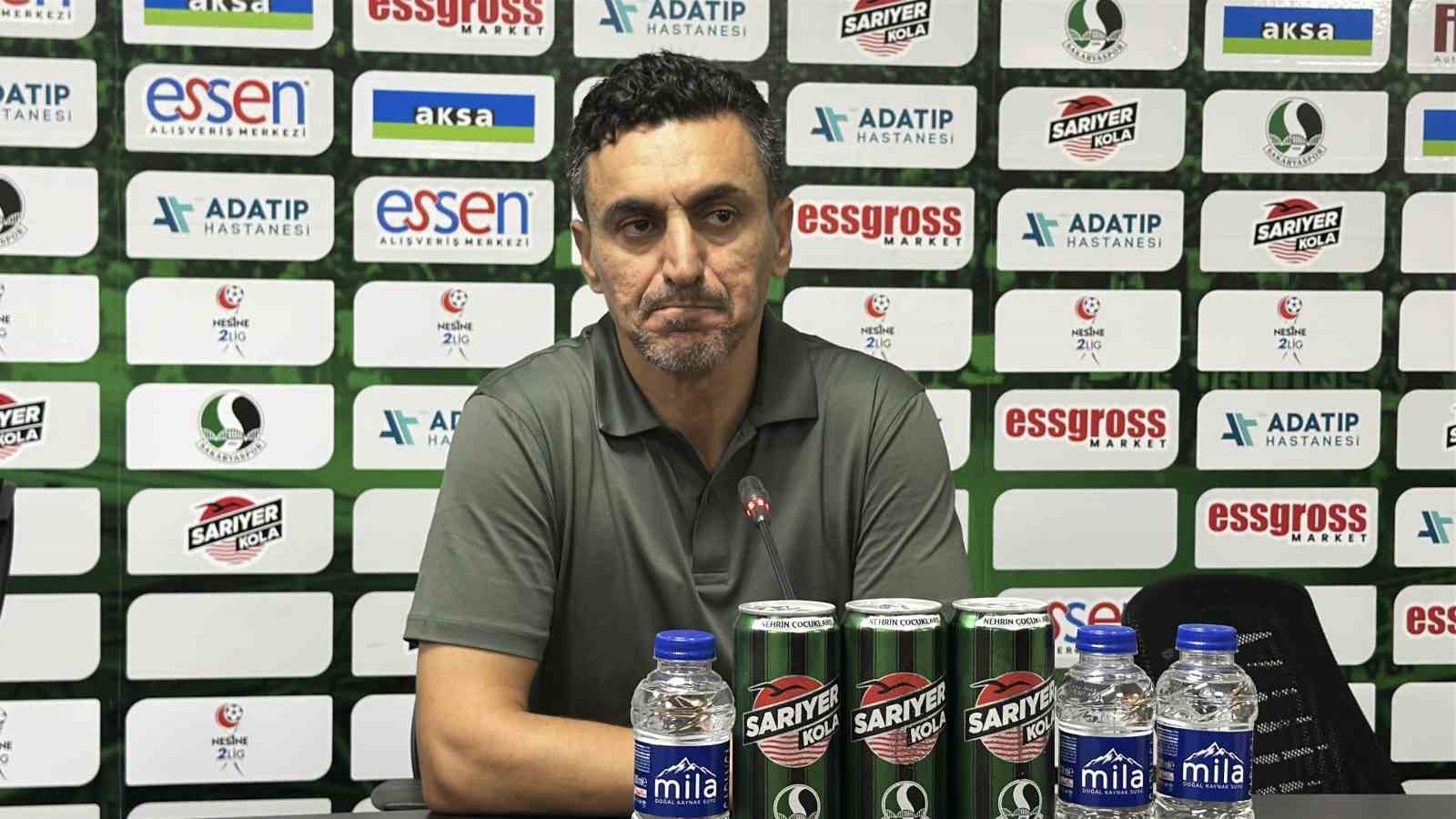 SAKARYASPOR - ADANA 01 FUTBOL KULÜBÜ SK MAÇININ ARDINDAN
