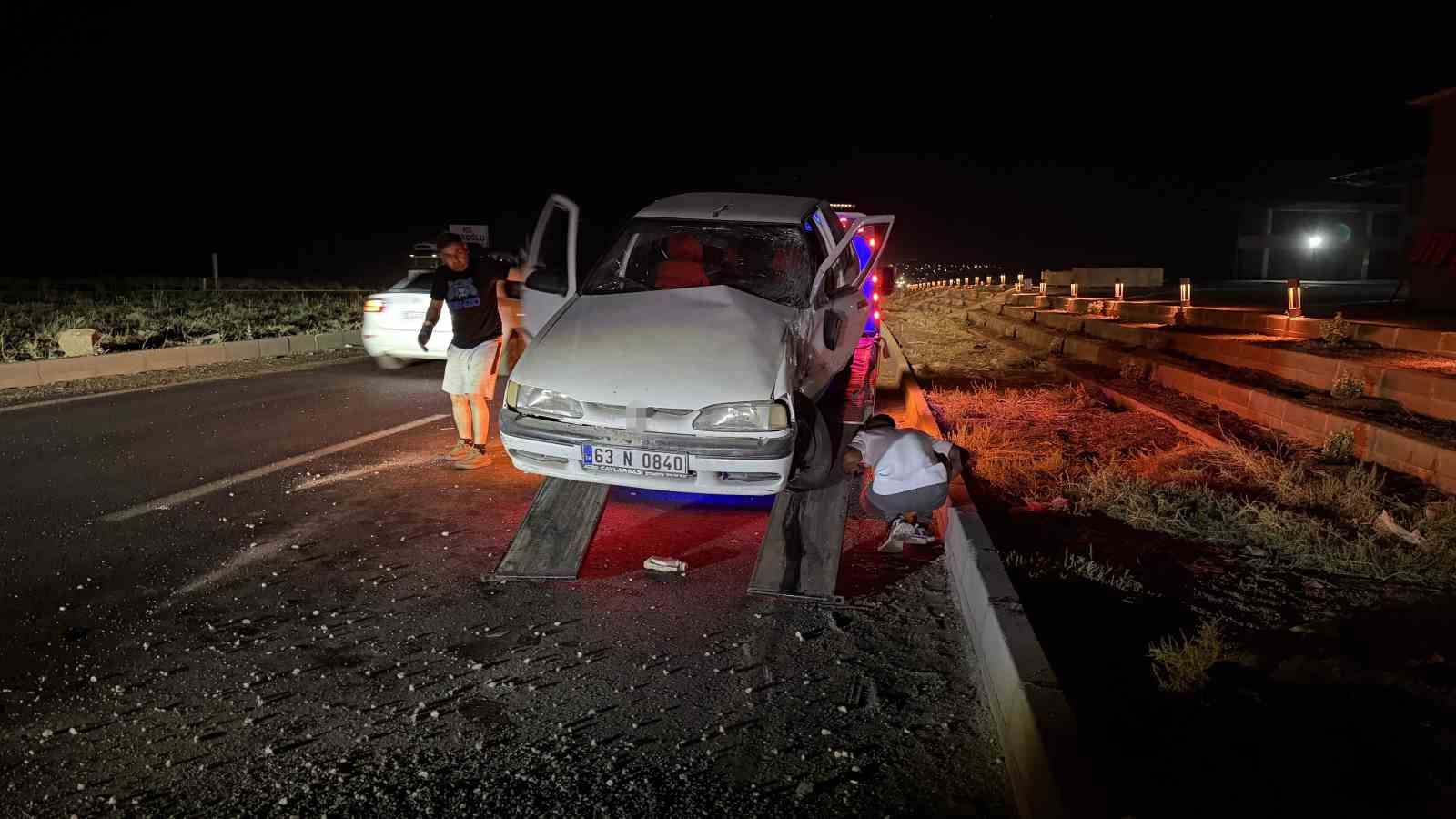 SİVEREK’TE İKİ ARAÇ ÇARPIŞTI: 2 YARALI