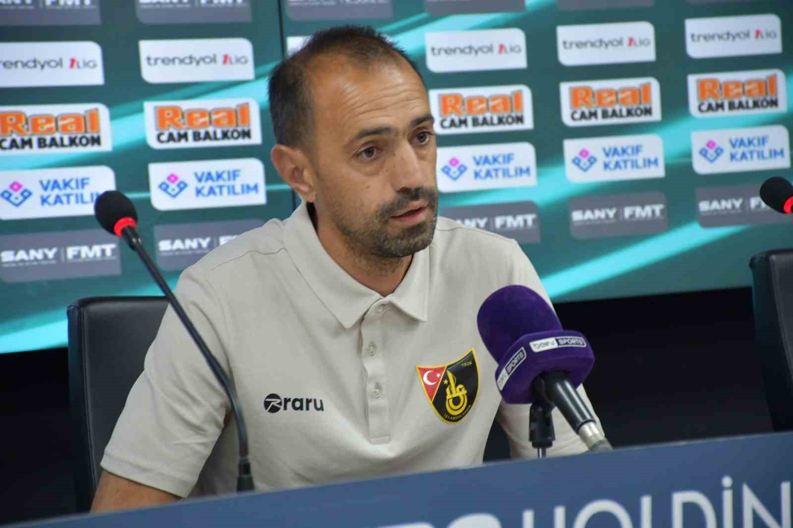 PİRALİ ALİ: "İSTANBULSPOR İÇİN İYİ BİR DERS OLDU"