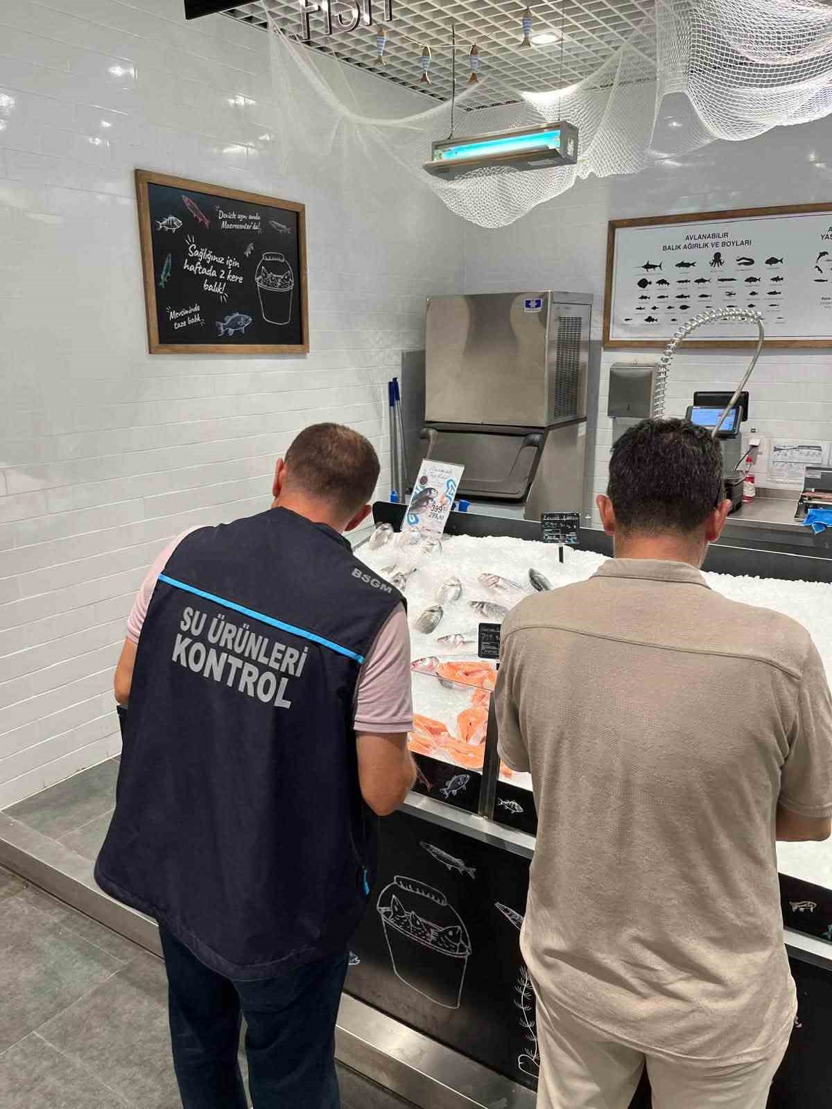 DİDİM’DE SU ÜRÜNLERİ SATIŞ YERLERİ DENETLENDİ