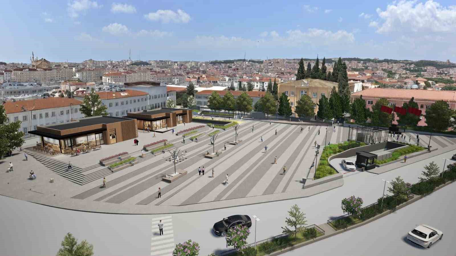 VEZİRKÖPRÜ’DE MEYDAN VE OTOPARK PROJESİ’NDE İLK KAZMA VURULUYOR