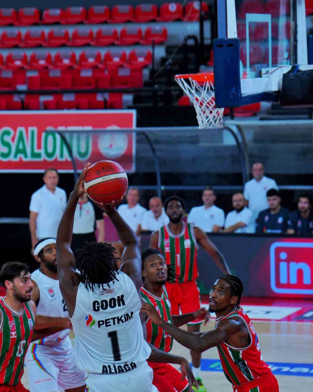 ALİAĞA PETKİMSPOR, HAZIRLIK MAÇINDA KARŞIYAKA’YI MAĞLUP ETTİ