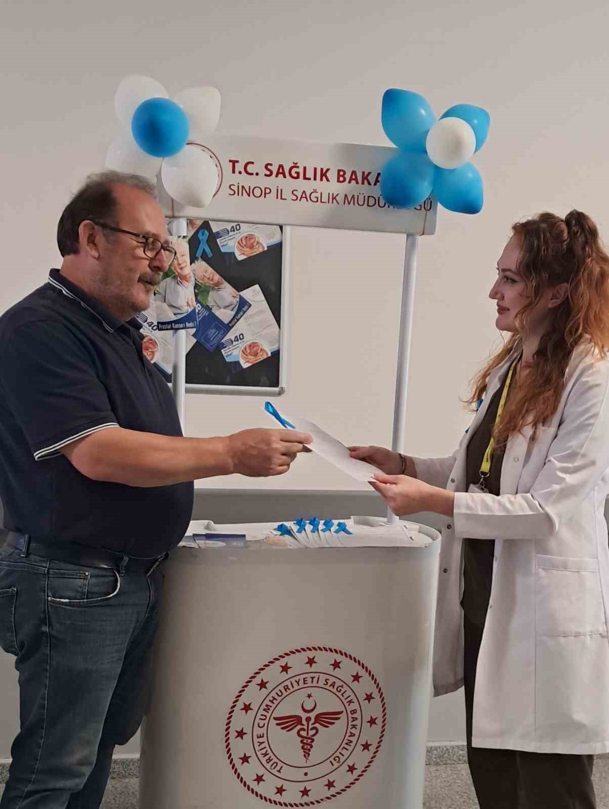 SİNOP’TA PROSTAT KANSERİNDE ERKEN TEŞHİSİN ÖNEMİ ANLATILDI