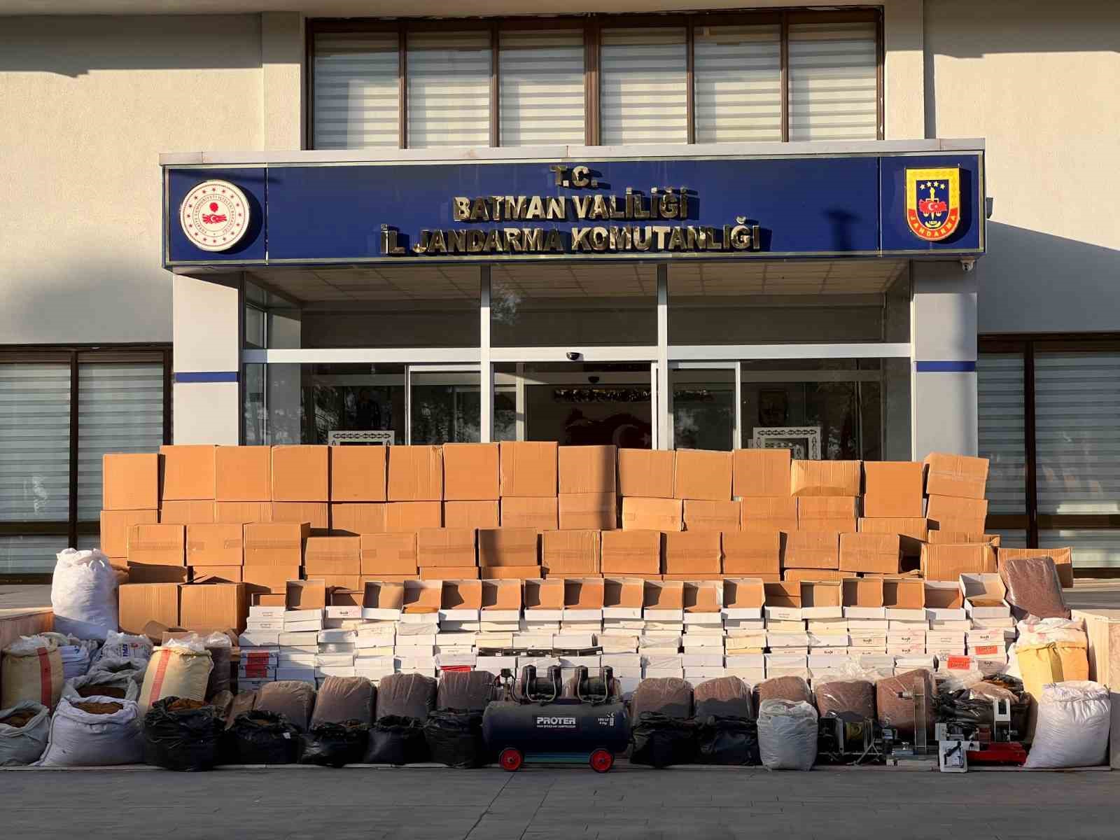 BATMAN’DA KAÇAKÇILIK OPERASYONLARI: 2 GÖZALTI