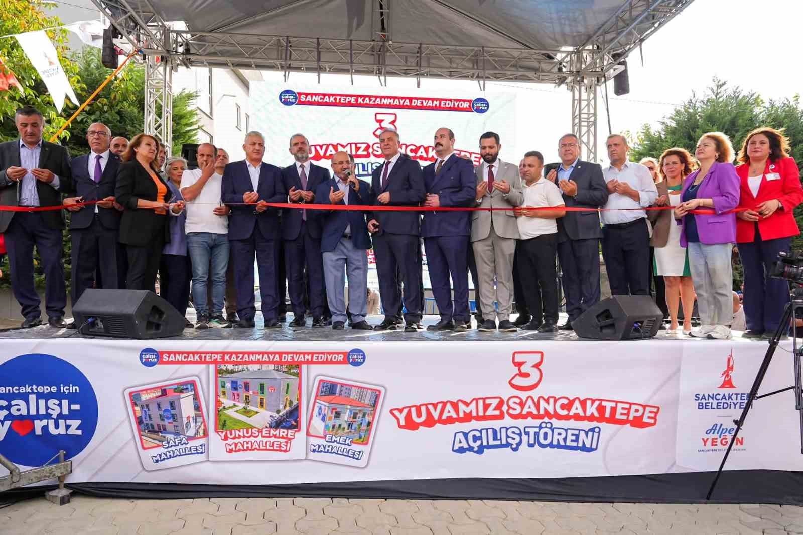 SANCAKTEPE’DE 3 ÇOCUK GELİŞİM MERKEZİ HİZMETE AÇILDI