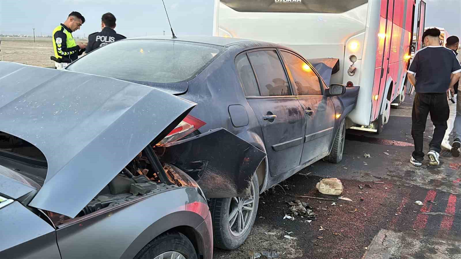 AKSARAY’DA KUM FIRTINASI ZİNCİRLEME KAZAYA NEDEN OLDU: 16 YARALI