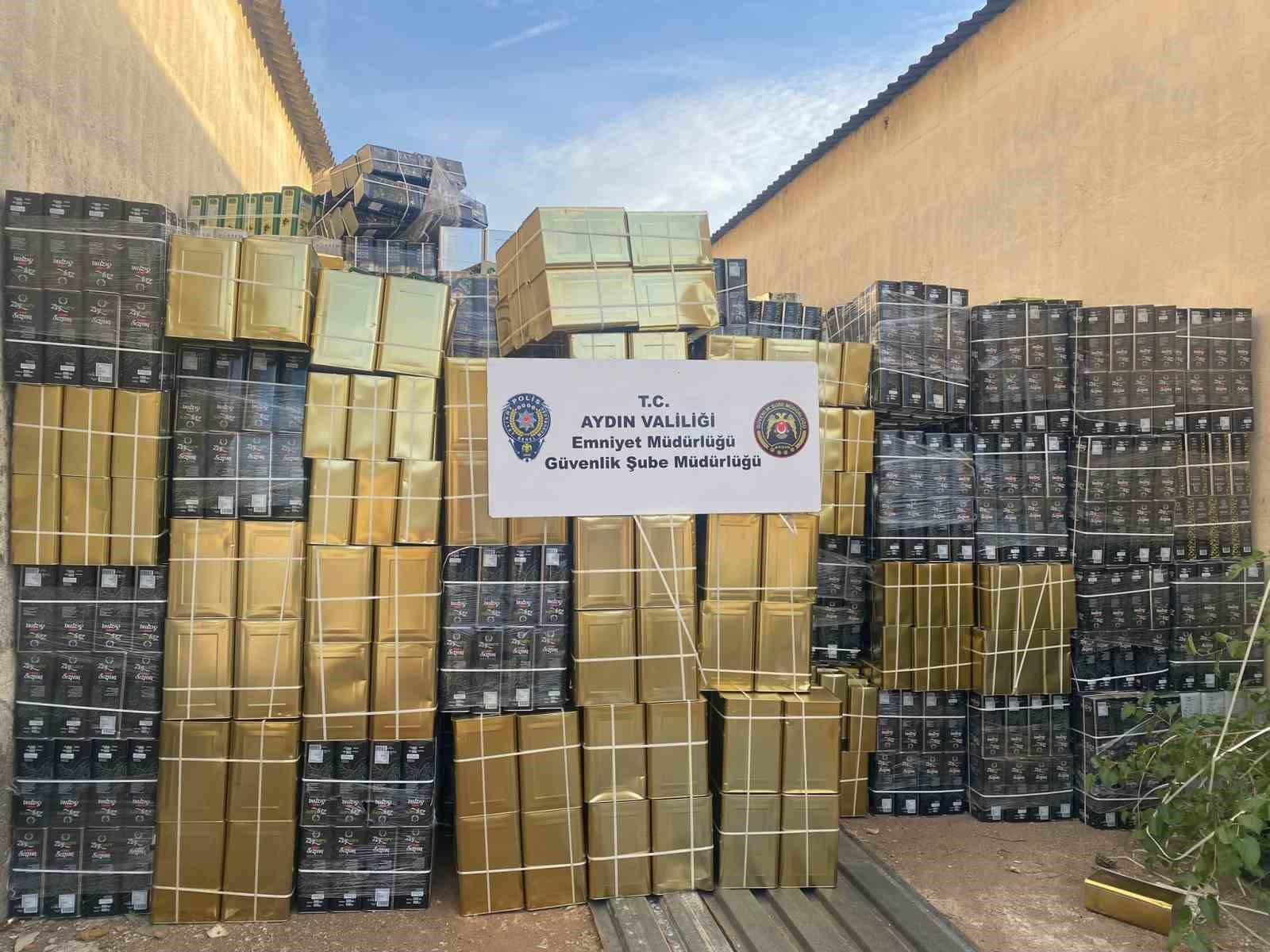 AYDINDA SAHTE YAĞ OPERASYONU: 2,7 MİLYON LİRALIK ÜRÜN ELE GEÇİRİLDİ