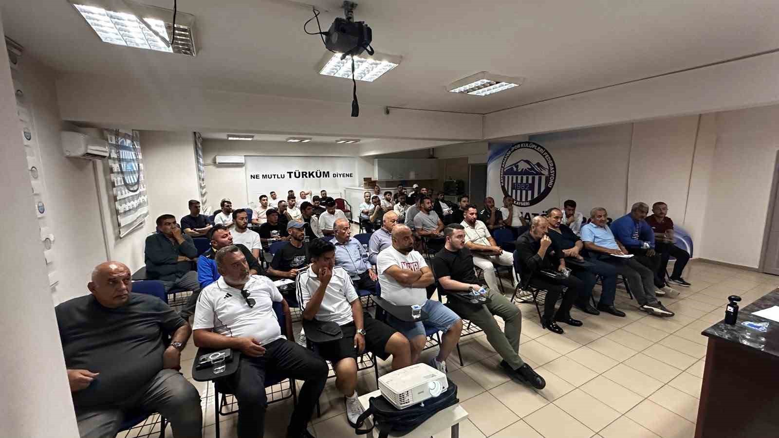 KAYSERİ 1. AMATÖR KÜME FİKSTÜRÜ ÇEKİLDİ