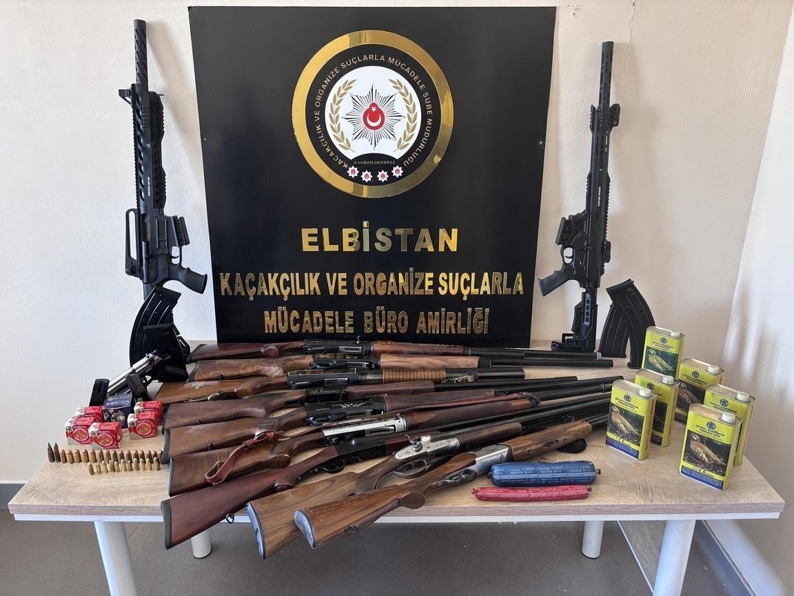 KAHRAMANMARAŞ’TA UYUŞTURUCU VE SİLAH OPERASYONLARINDA 4 ŞÜPHELİ TUTUKLANDI