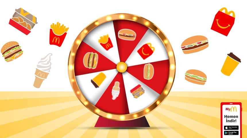 MCDONALD’S TÜRKİYE’DE ÇARKIFELEK UYGULAMASI BAŞLADI