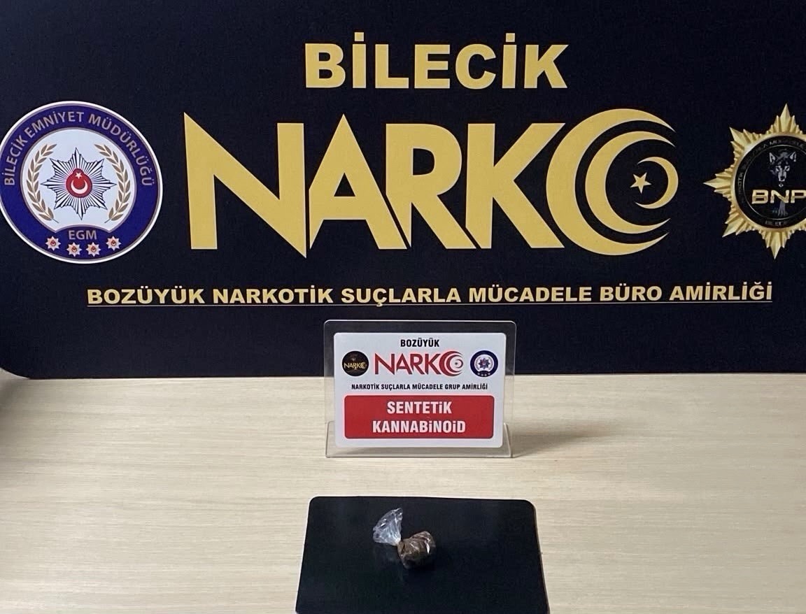 BİLECİK’TE UYUŞTURUCU OPERASYONU: 1 ŞÜPHELİ YAKALANDI