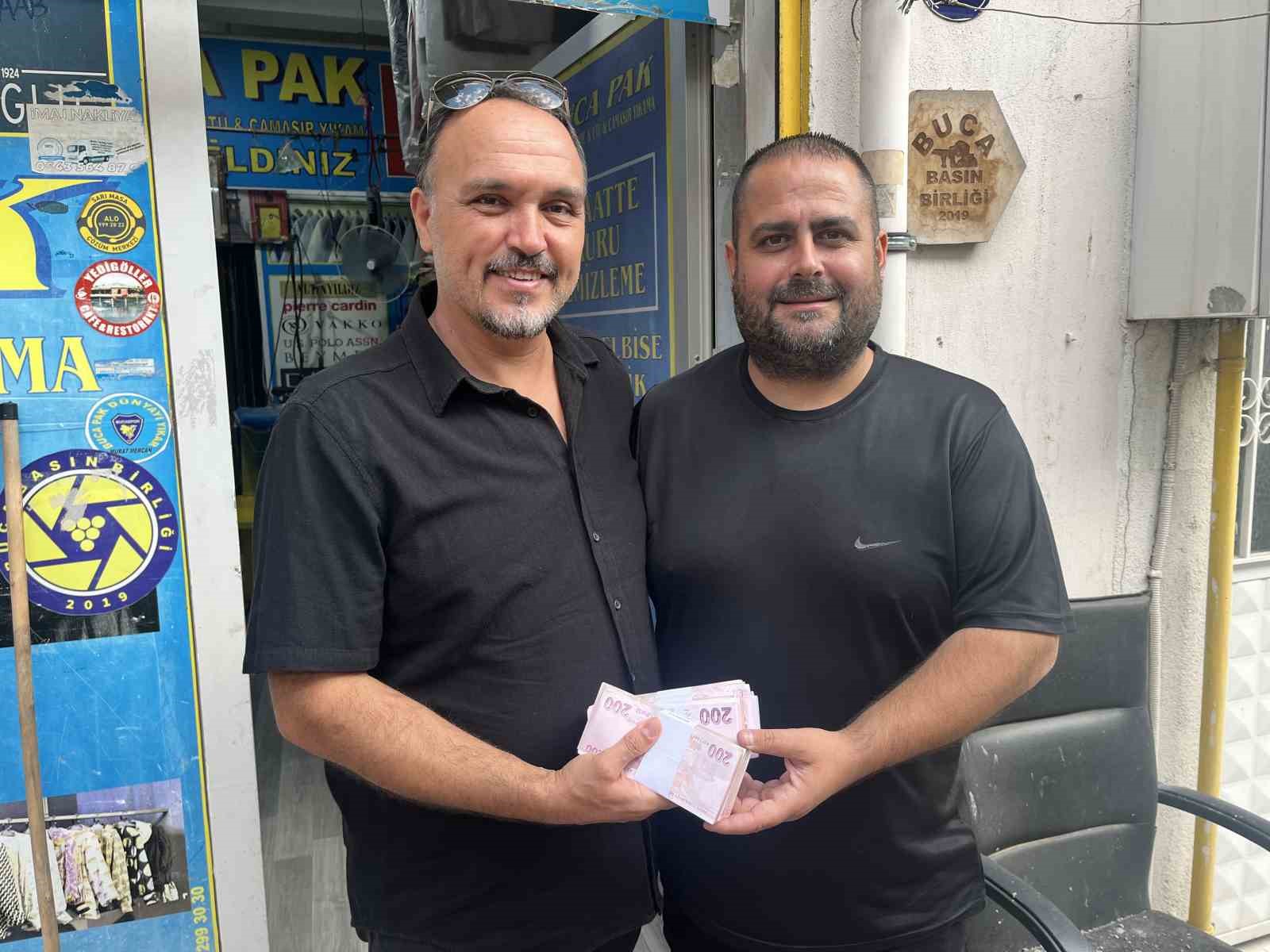 PARA SAHİBİNE, DÜRÜST ESNAF RAHATINA KAVUŞTU