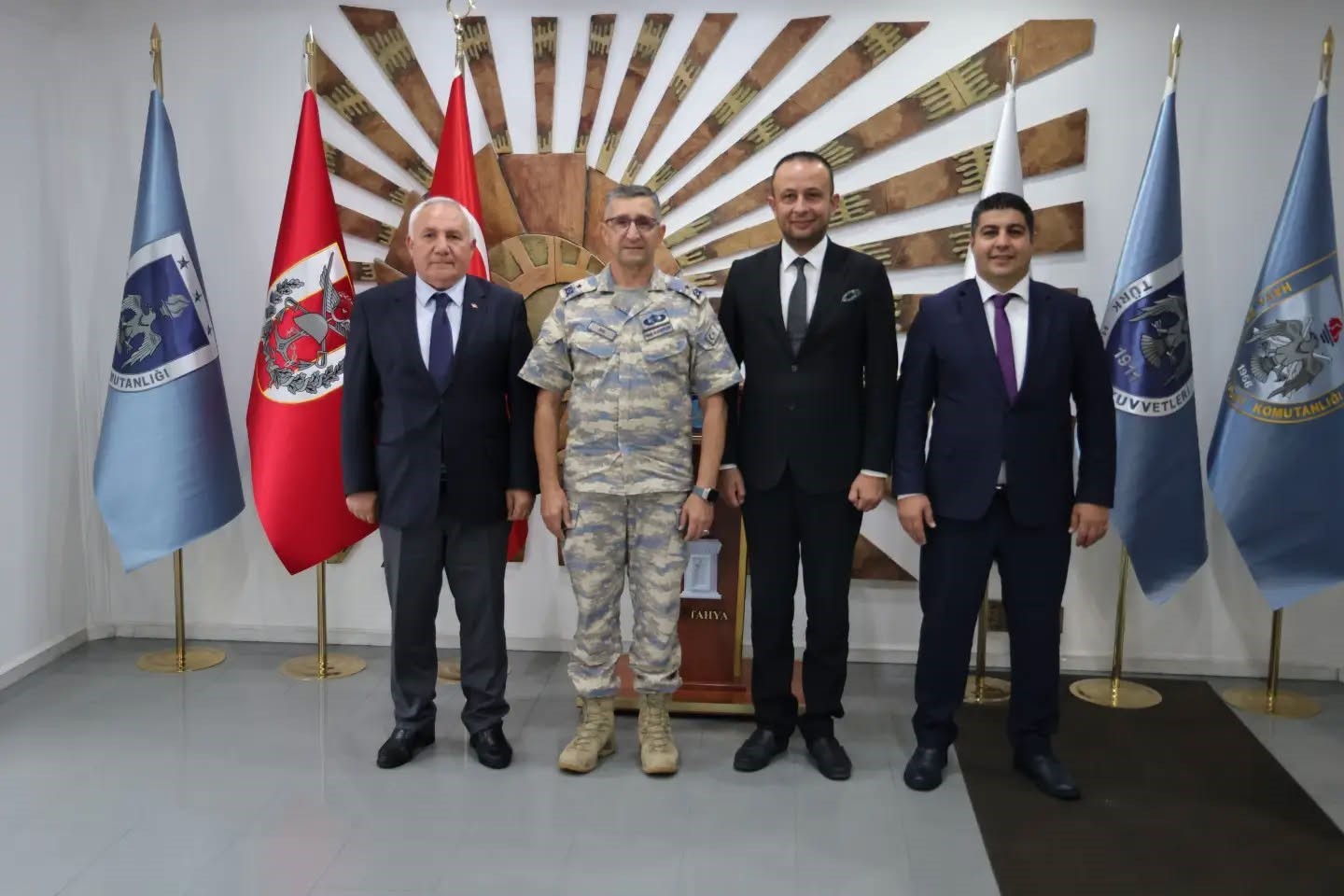 KÜTAHYA BELEDİYE BAŞKAN YARDIMCILARINDAN TUĞGENERAL MUSTAFA BAŞ’A ZİYARET