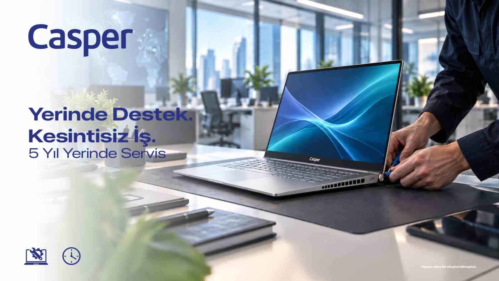 CASPER’DAN KURUMSAL MÜŞTERİLERE 5 YILA KADAR YERİNDE SERVİS DESTEĞİ