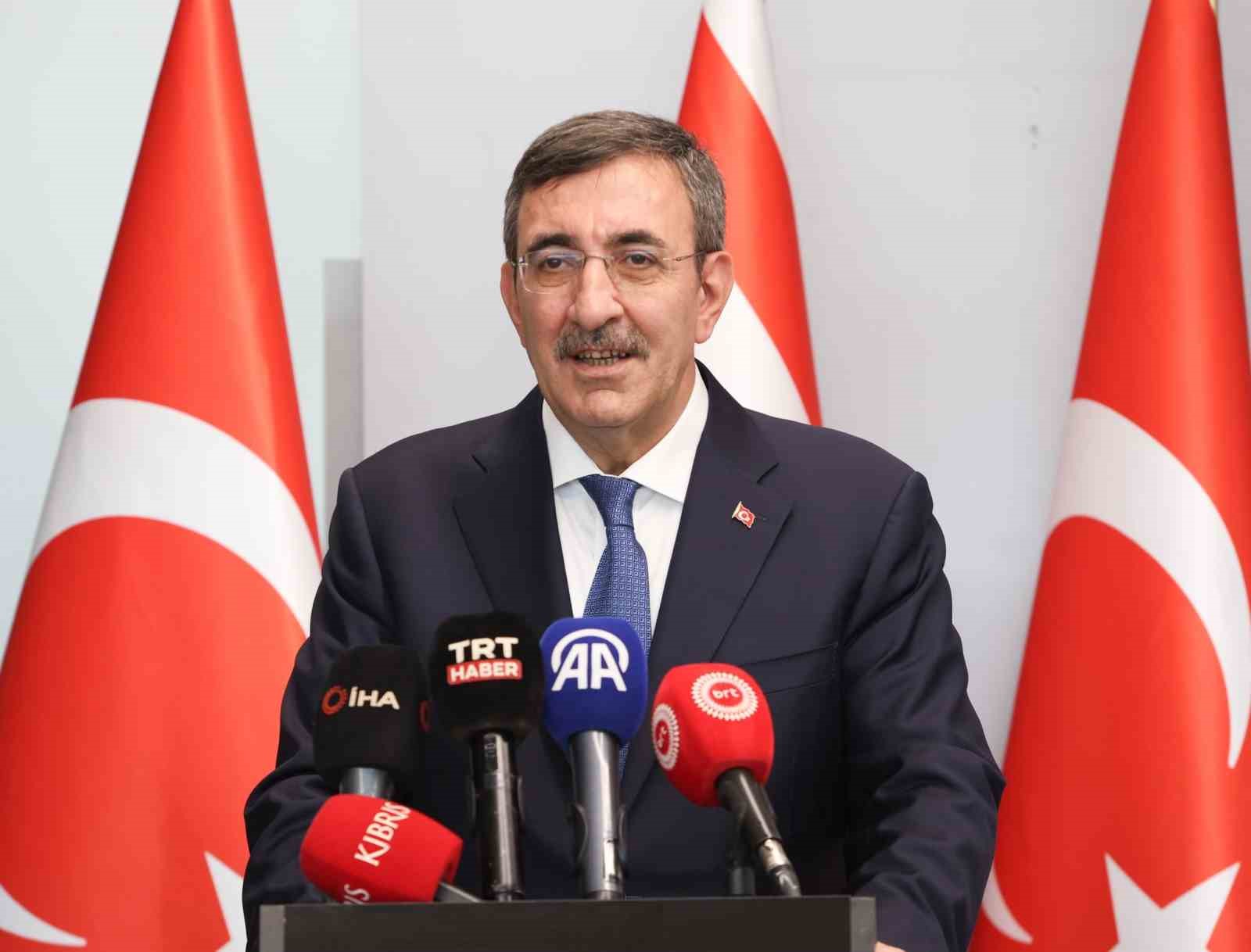 CUMHURBAŞKANI YARDIMCISI YILMAZ KKTC’DE