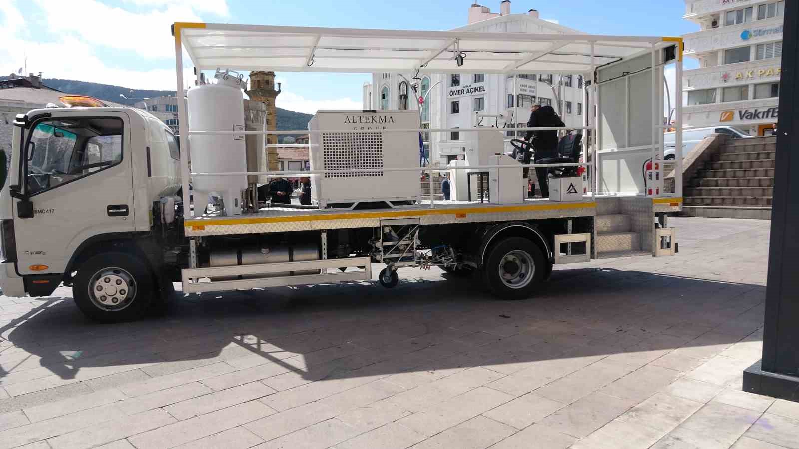 YOZGAT BELEDİYESİ HİZMET ARAÇLARINA BİR YENİSİNİ DAHA EKLEDİ