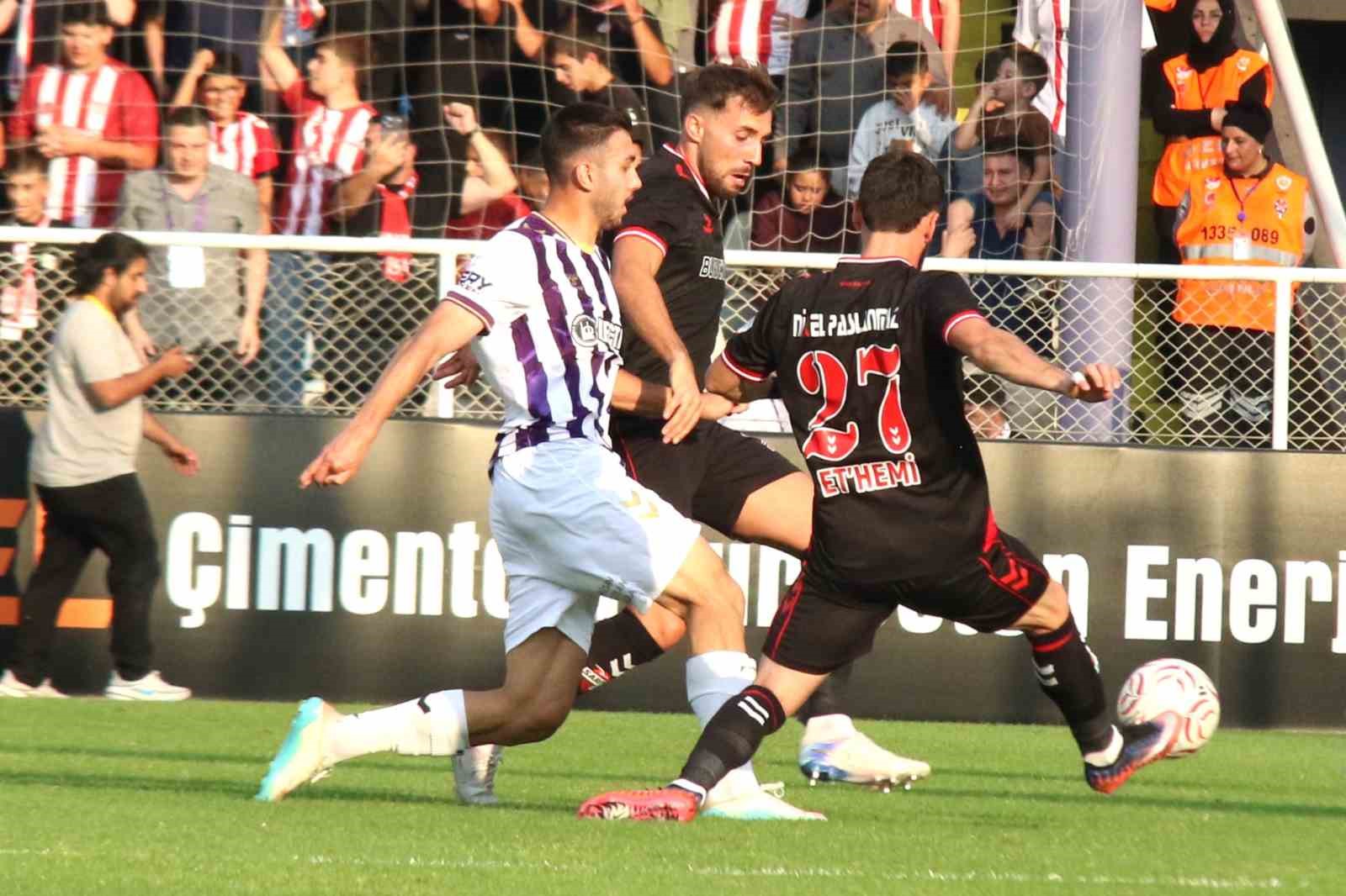 TRENDYOL 1. LİG: ANKARA KEÇİÖRENGÜCÜ: 1 - SİVASSPOR: 1