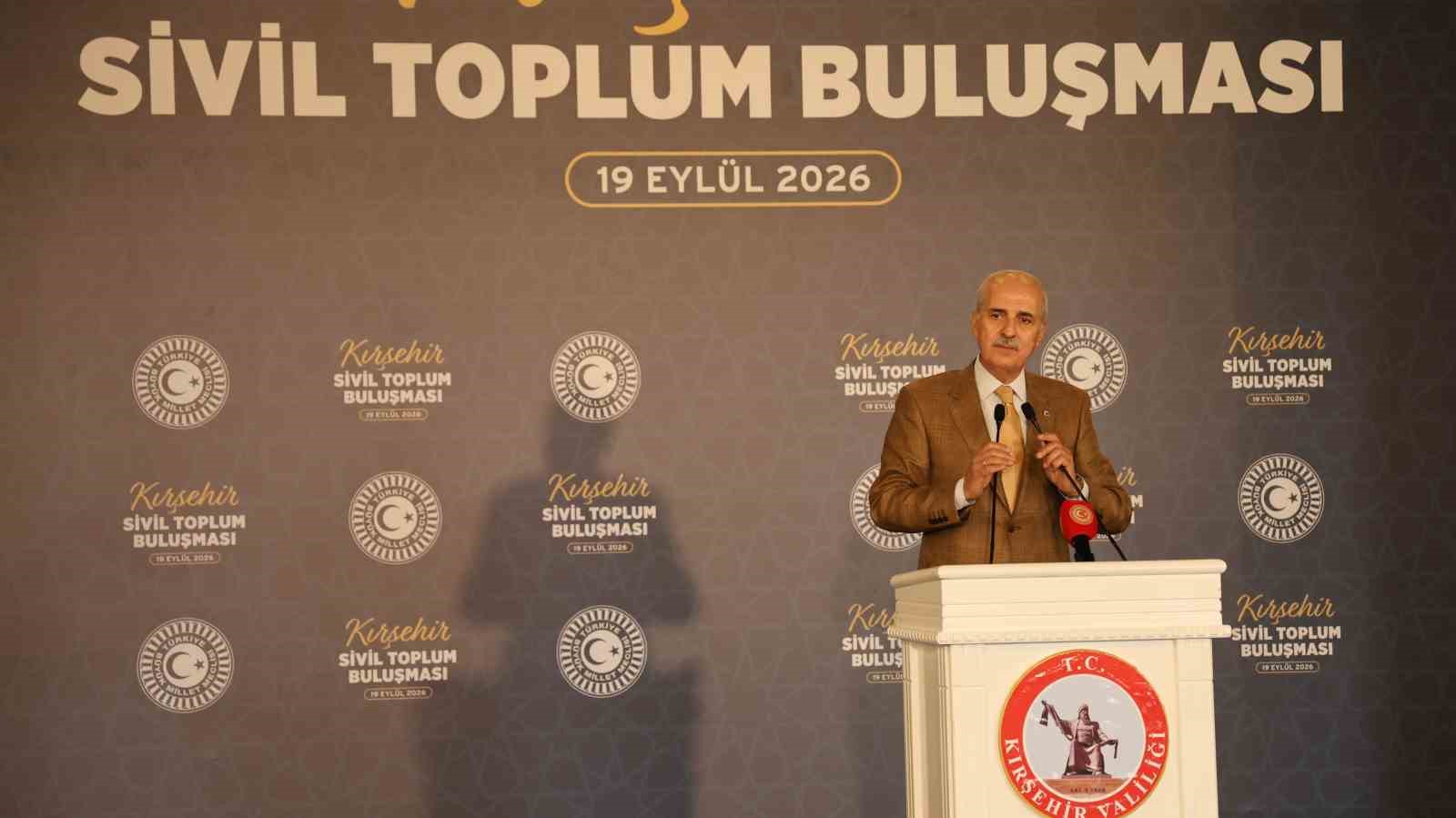 TBMM BAŞKANI KURTULMUŞ: "’TERÖRSÜZ TÜRKİYE’ MİLLİ BİR PROJE OLARAK DÜNYANIN BİRÇOK FAKÜLTESİNDE DERS OLARAK OKUTULACAK"