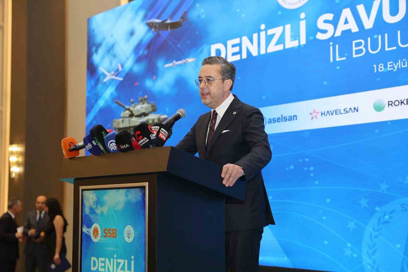 DSO BAŞKANI KASAPOĞLU: "DENİZLİ, SAVUNMA SANAYİNDE YENİ BİR AŞAMAYA GEÇİYOR"