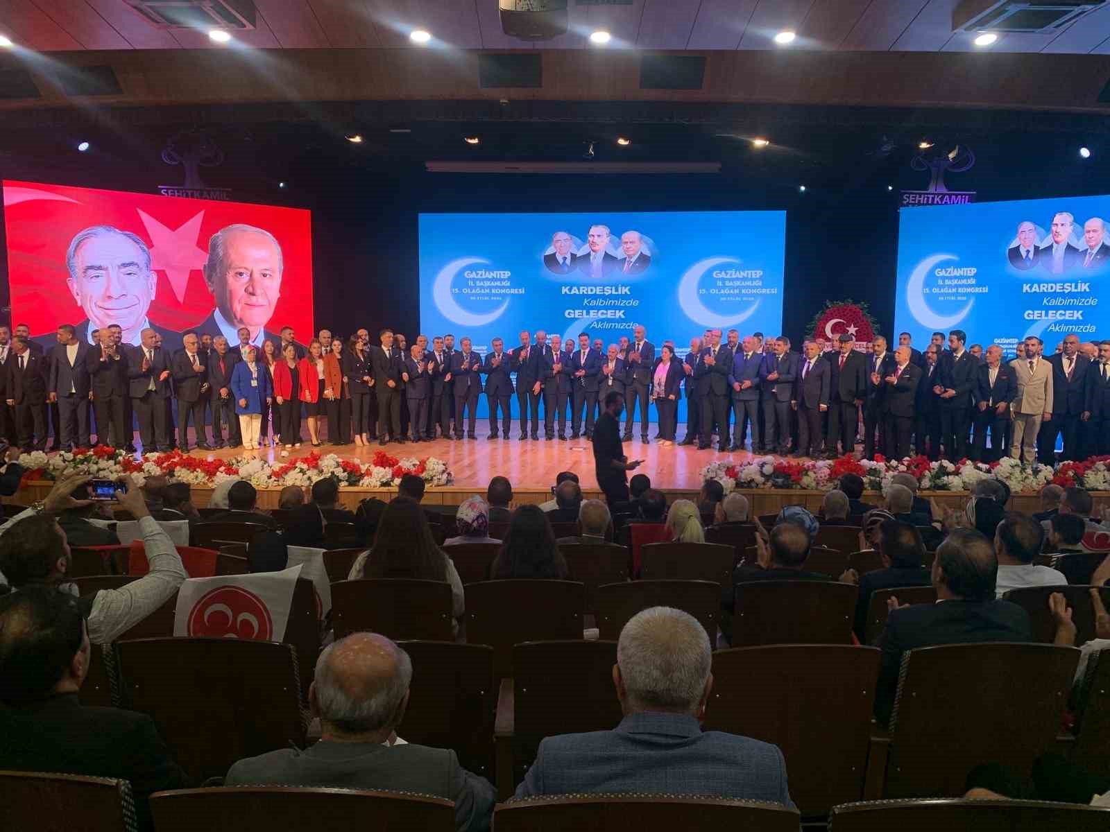 MHP GAZİANTEP İL KONGRESİ YAPILDI: MEHMET SAİT KILIÇ BAŞKAN SEÇİLDİ