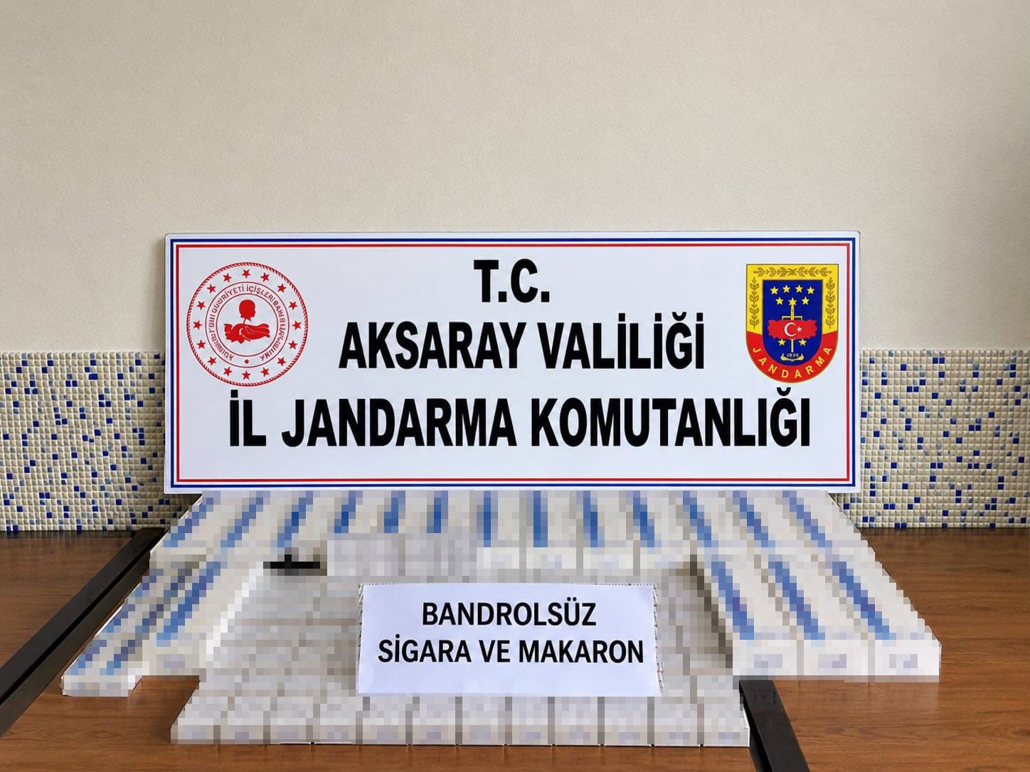 AKSARAY’DA KAÇAK SİGARA VE TÜTÜN OPERASYONU: 5 GÖZALTI