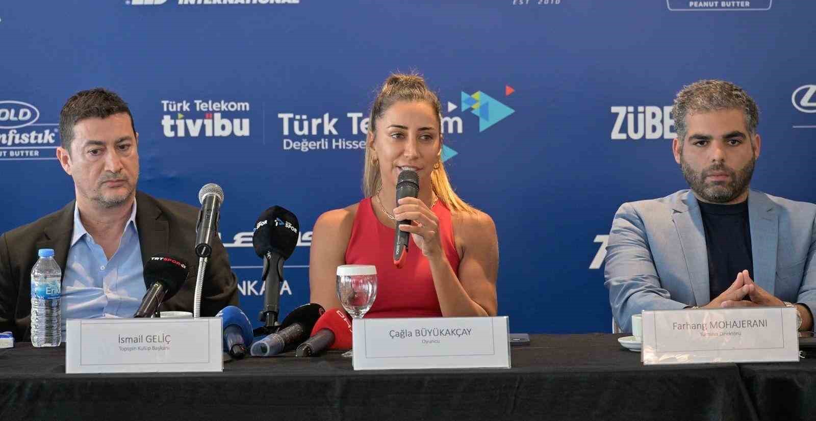WTA 125 TÜRK TELEKOM ANKARA OPEN AÇILIŞ TOPLANTISINDA BASIN MENSUPLARIYLA BULUŞTU