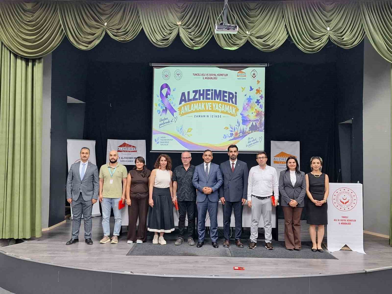 TUNCELİ’DE, ALZHEİMER HASTALIĞI ELE ALINDI