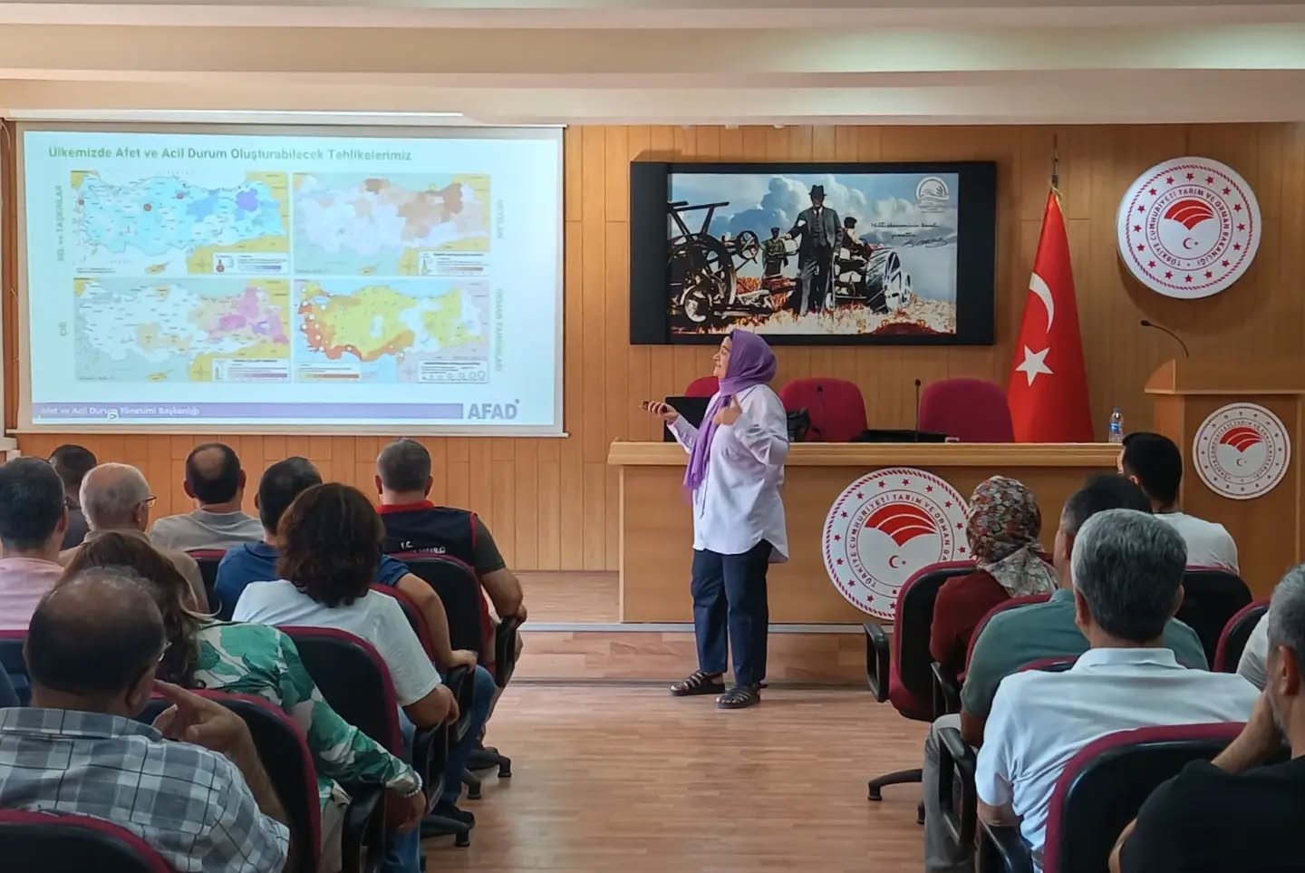 AYDIN’DA KAMU PERSONELİNE AFET VE YANGIN FARKINDALIK EĞİTİMİ