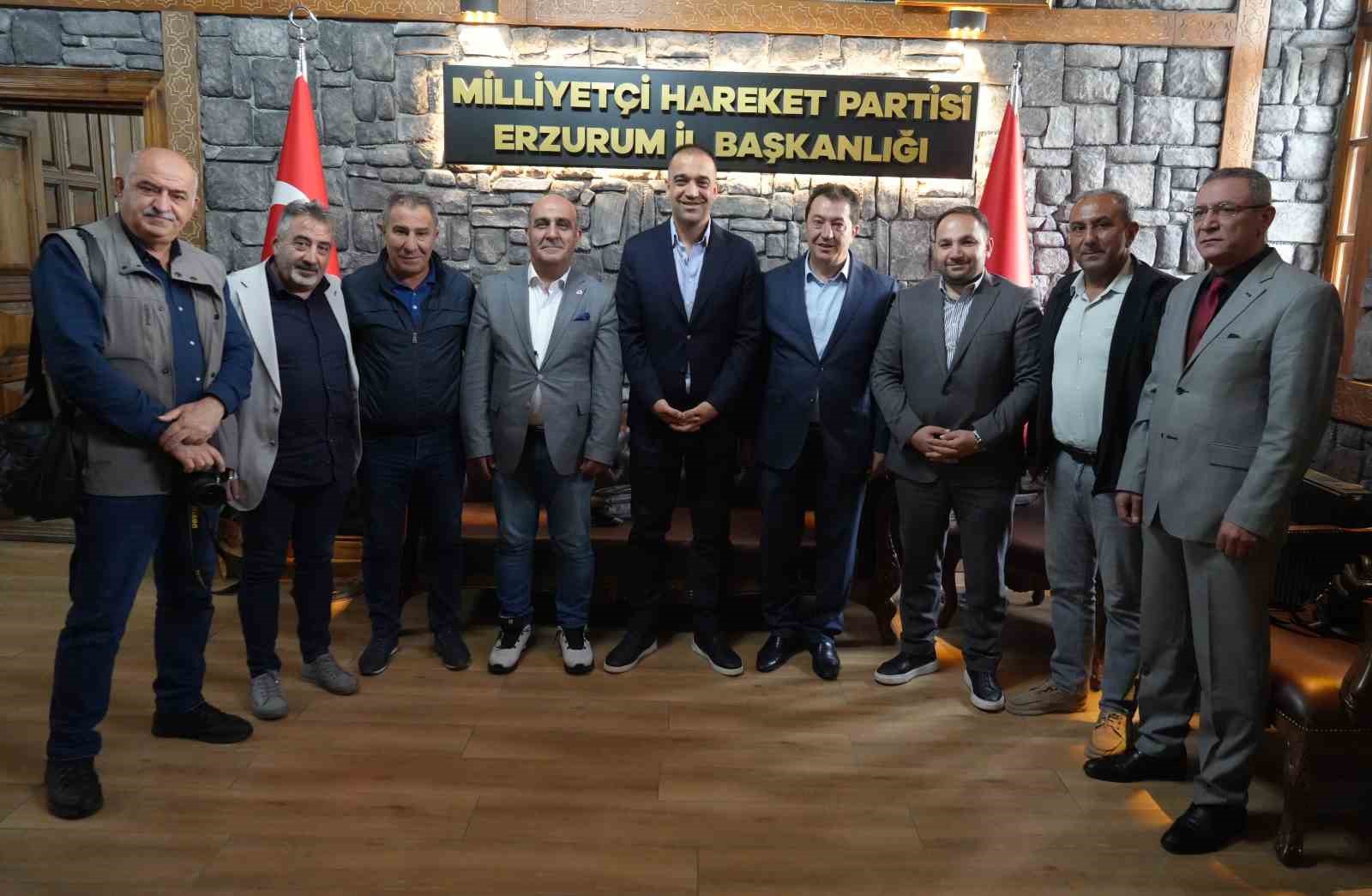 DAGC’DEN MHP ERZURUM İL BAŞKANI YURDAGÜL’E ZİYARET