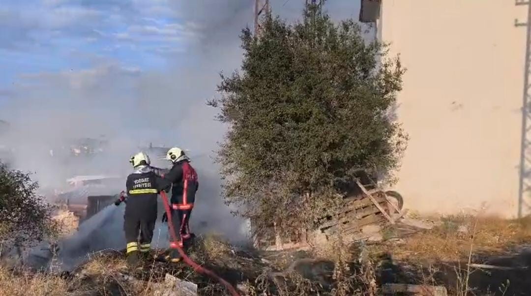 YOZGAT’TA TRAFODAKİ PATLAMA SONRASI YANGIN ÇIKTI