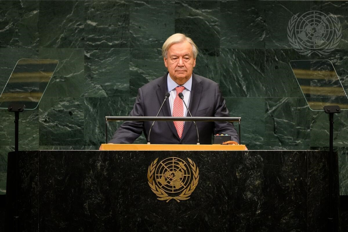 BM GENEL SEKRETERİ GUTERRES SON KEZ GENEL KURUL’A HİTAP ETTİ