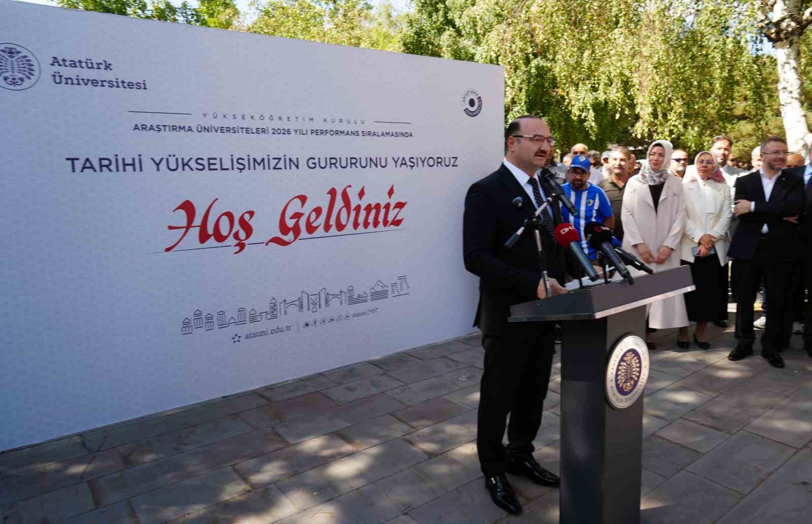 ATATÜRK ÜNİVERSİTESİ "ARAŞTIRMA ÜNİVERSİTELERİ" SIRALAMASINDA DEVLER LİGİNDE