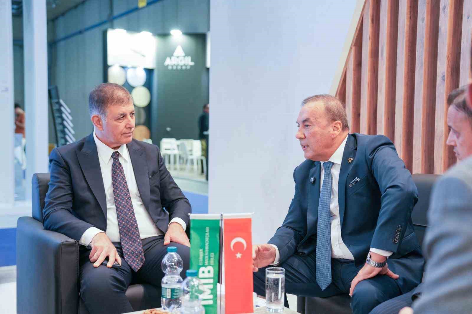 BAŞKAN TUGAY’DAN İTALYA’DA MARBLE İZMİR TEMASLARI