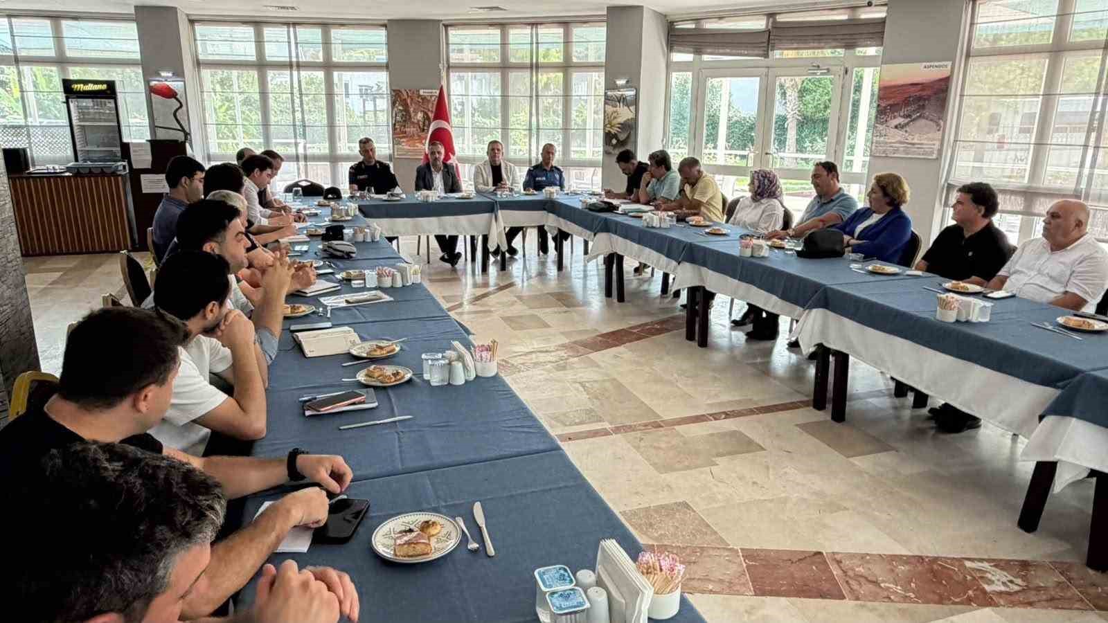 KEMER’DE AFET KOORDİNASYON TOPLANTISI