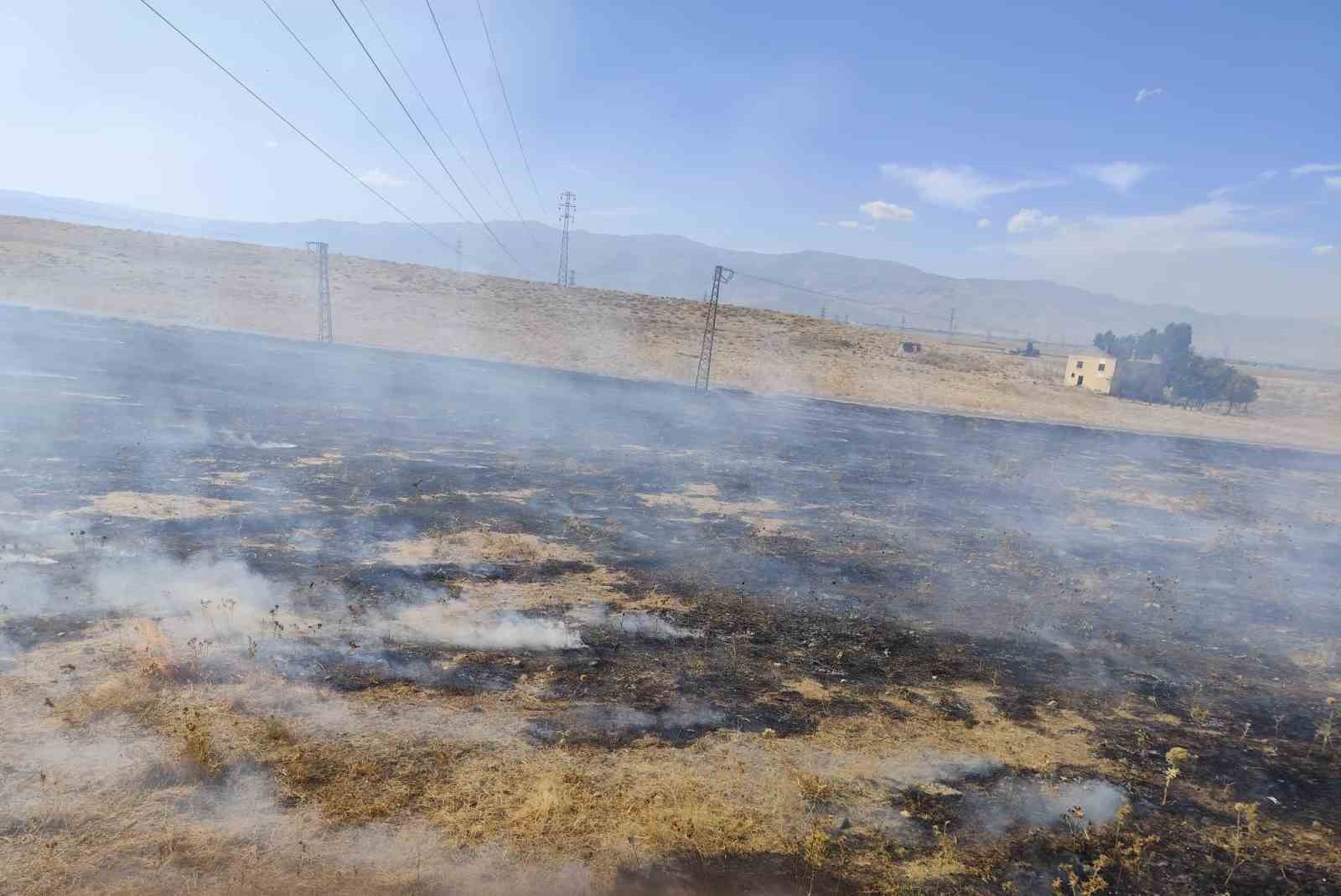 MUŞ’TA İKİ BÖLGEDE ÇIKAN ANIZ YANGINLARI SÖNDÜRÜLDÜ