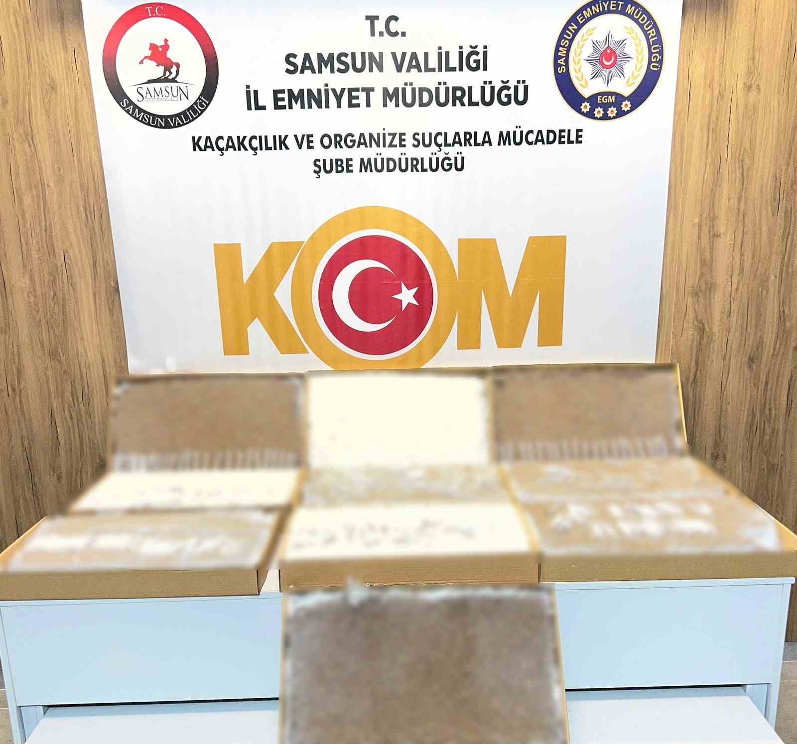 SAMSUN’DA 40 BİN DOLDURULMUŞ MAKARON ELE GEÇİRİLDİ