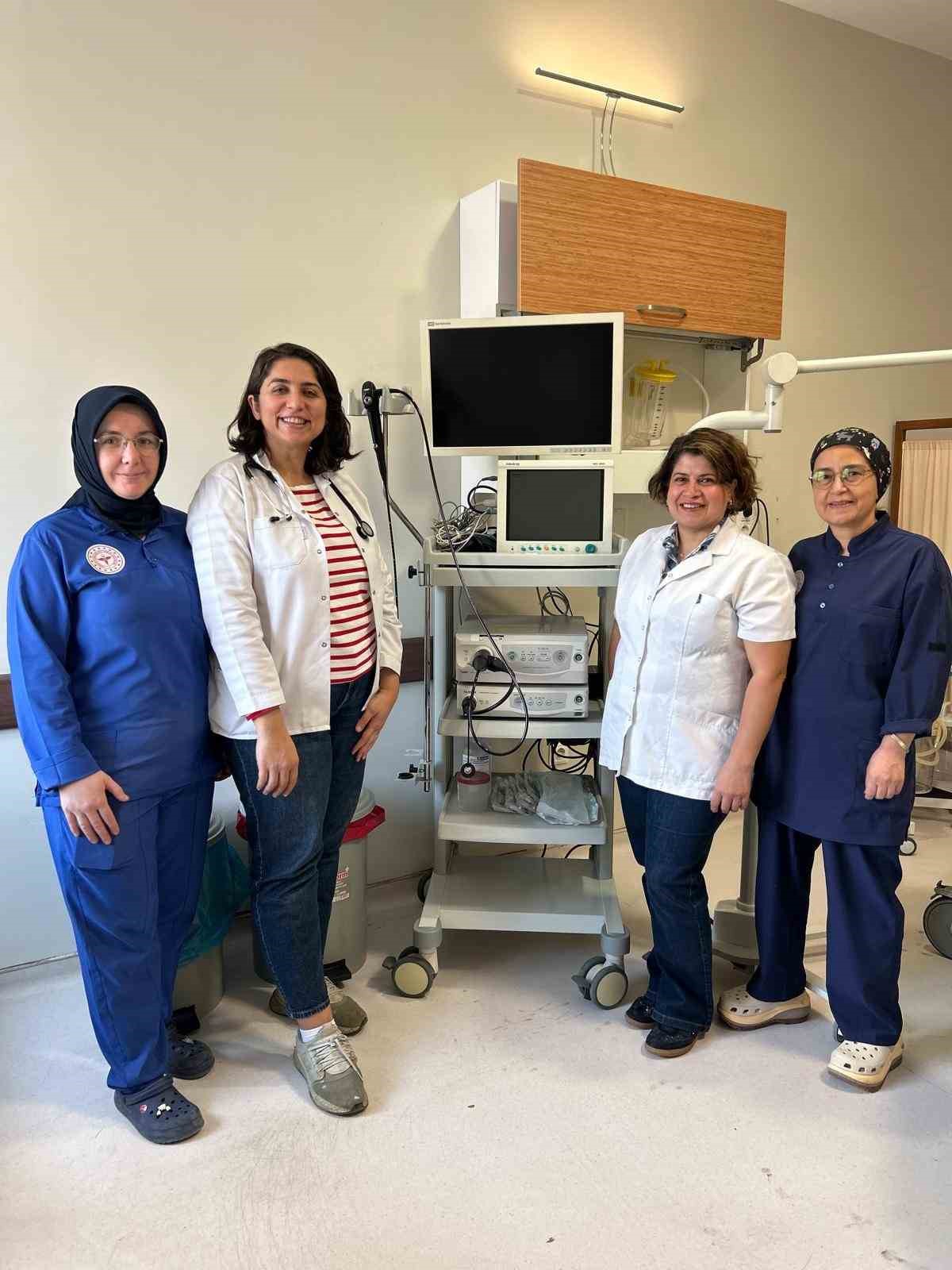 TAVAS DEVLET HASTANESİNDE BRONKOSKOPİ İŞLEMLERİ BAŞLADI