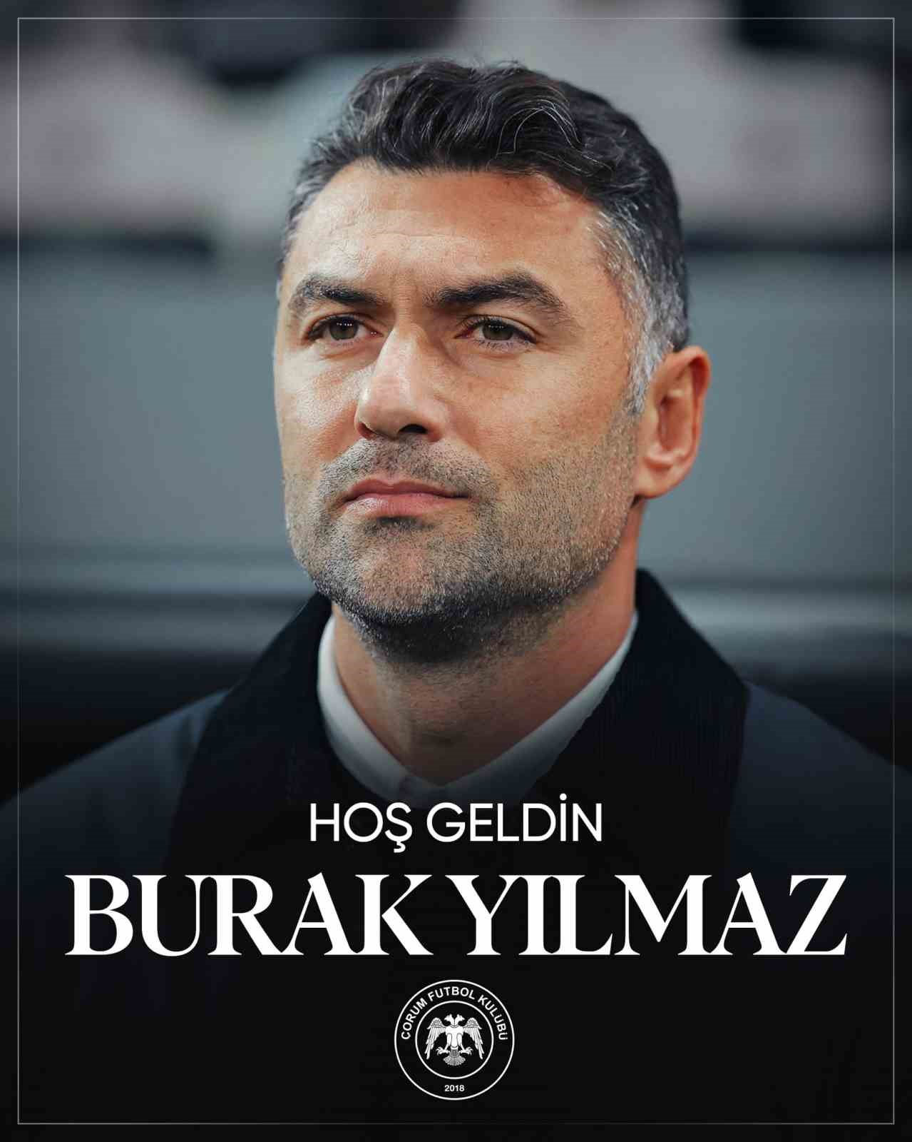 ÇORUM FK’NIN YENİ TEKNİK DİREKTÖRÜ BURAK YILMAZ OLDU