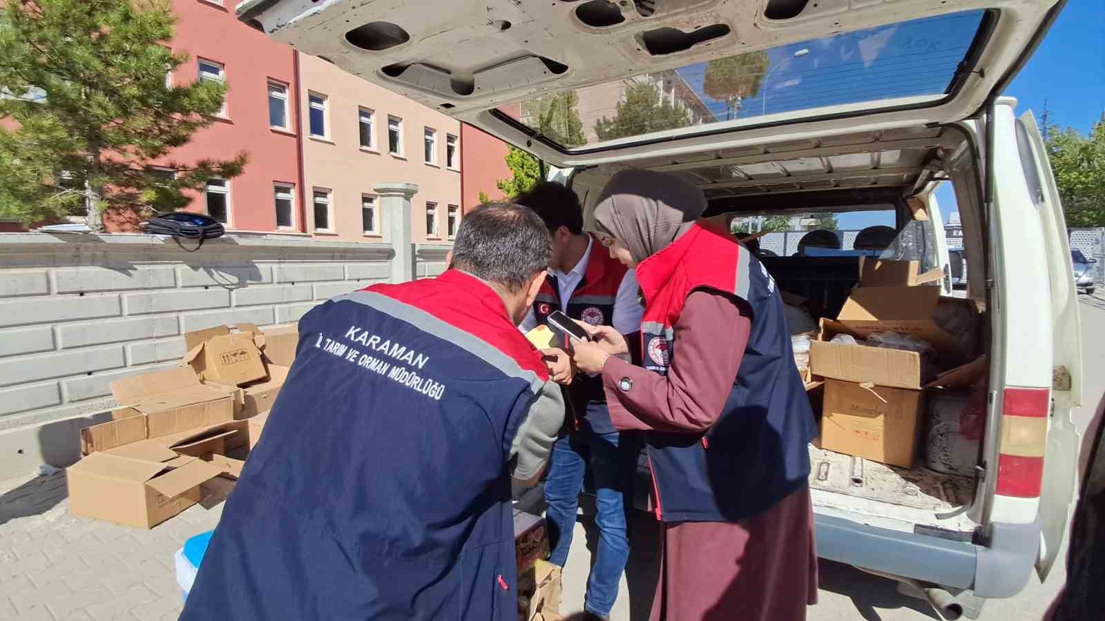KARAMAN’DA "GIDA GÜVENLİĞİ-1 OPERASYONU": ETİKETSİZ VE BANDROLSÜZ ÜRÜNLER ELE GEÇİRİLDİ