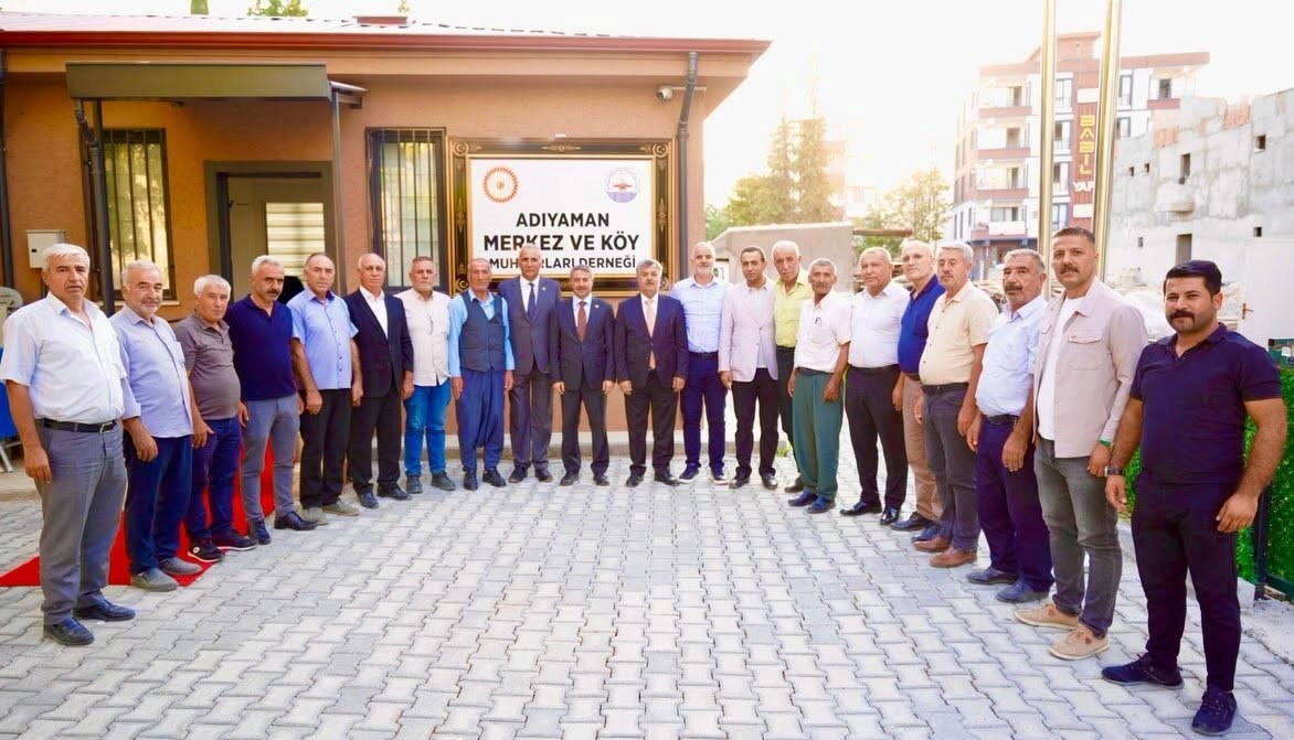 BAŞKAN ÇADIR, MUHTARLARLA BİR ARAYA GELDİ