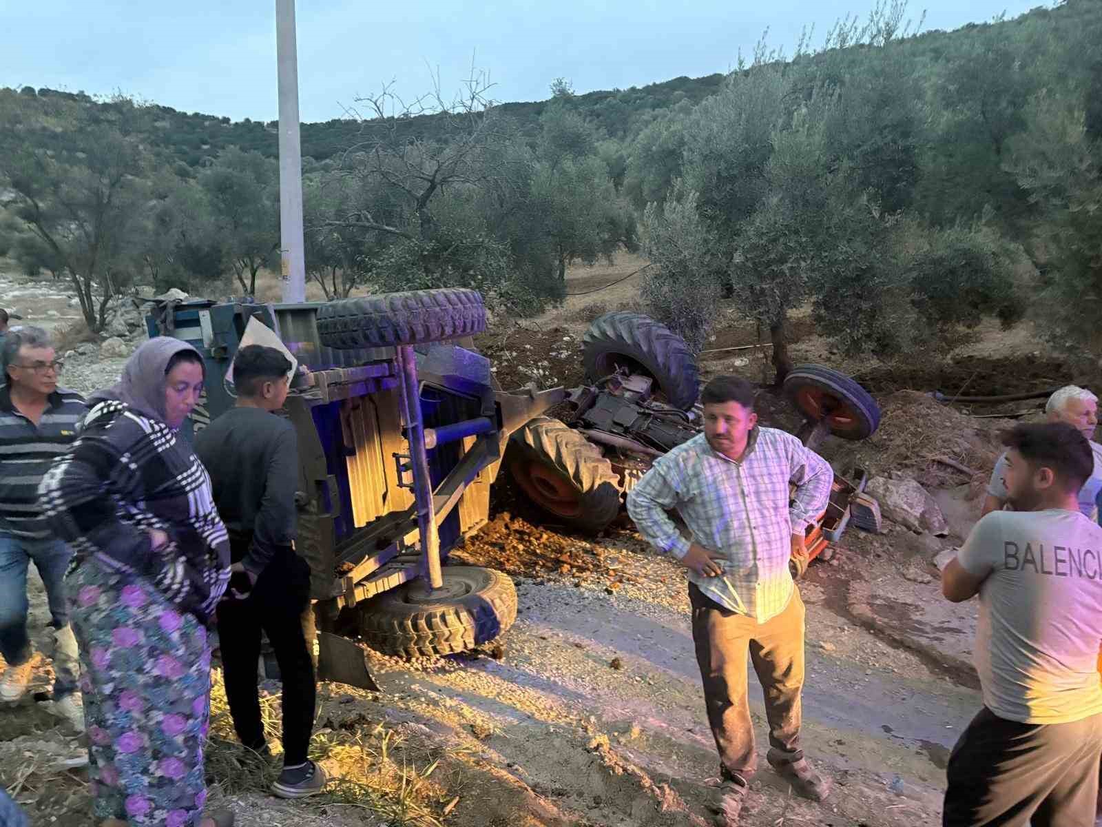 BOZDOĞAN’DA TRAKTÖR DEVRİLDİ: 1 YARALI