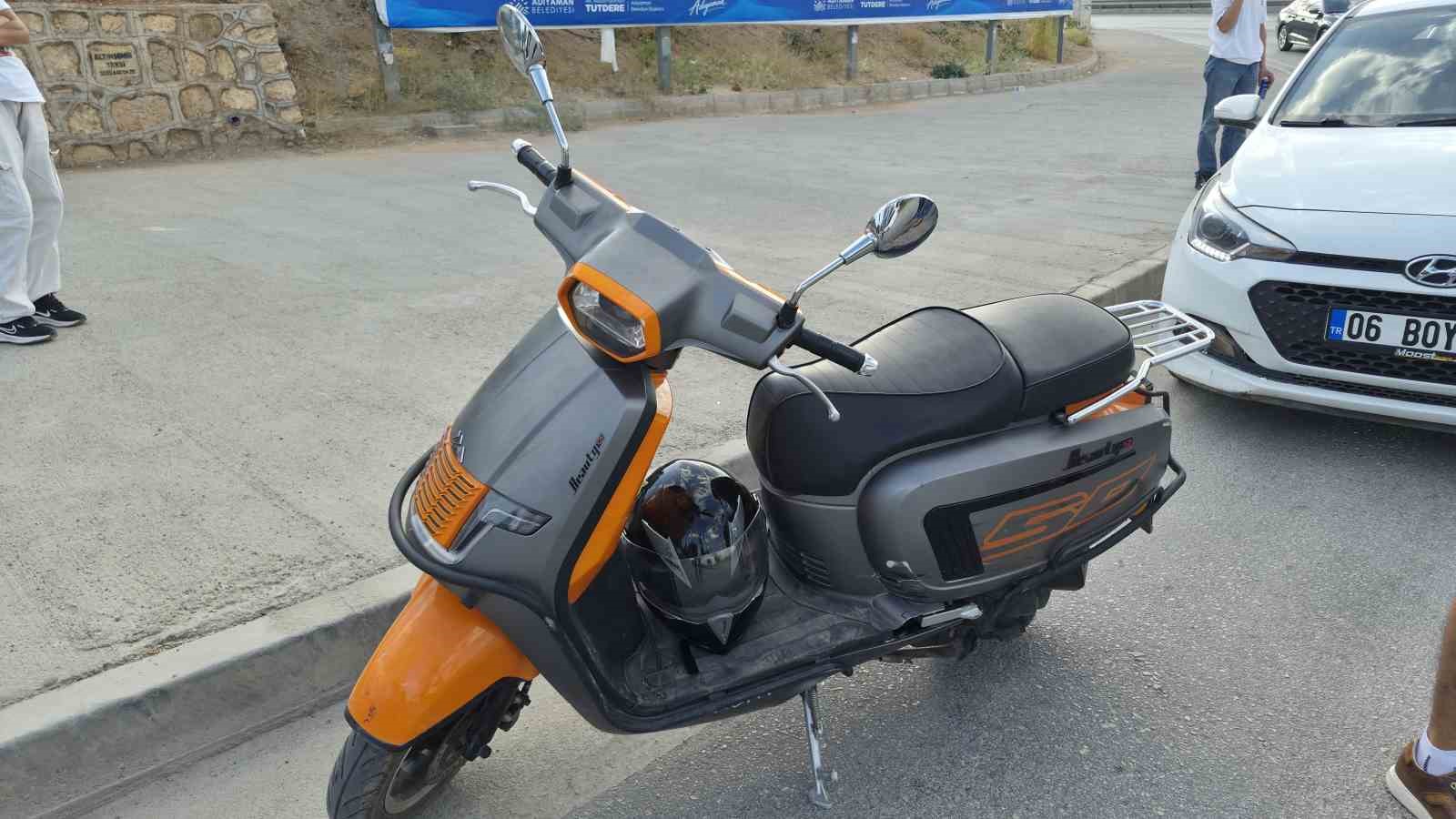 ADIYAMAN’DA MOTOSİKLET KAZASINDA 1 KİŞİ YARALANDI