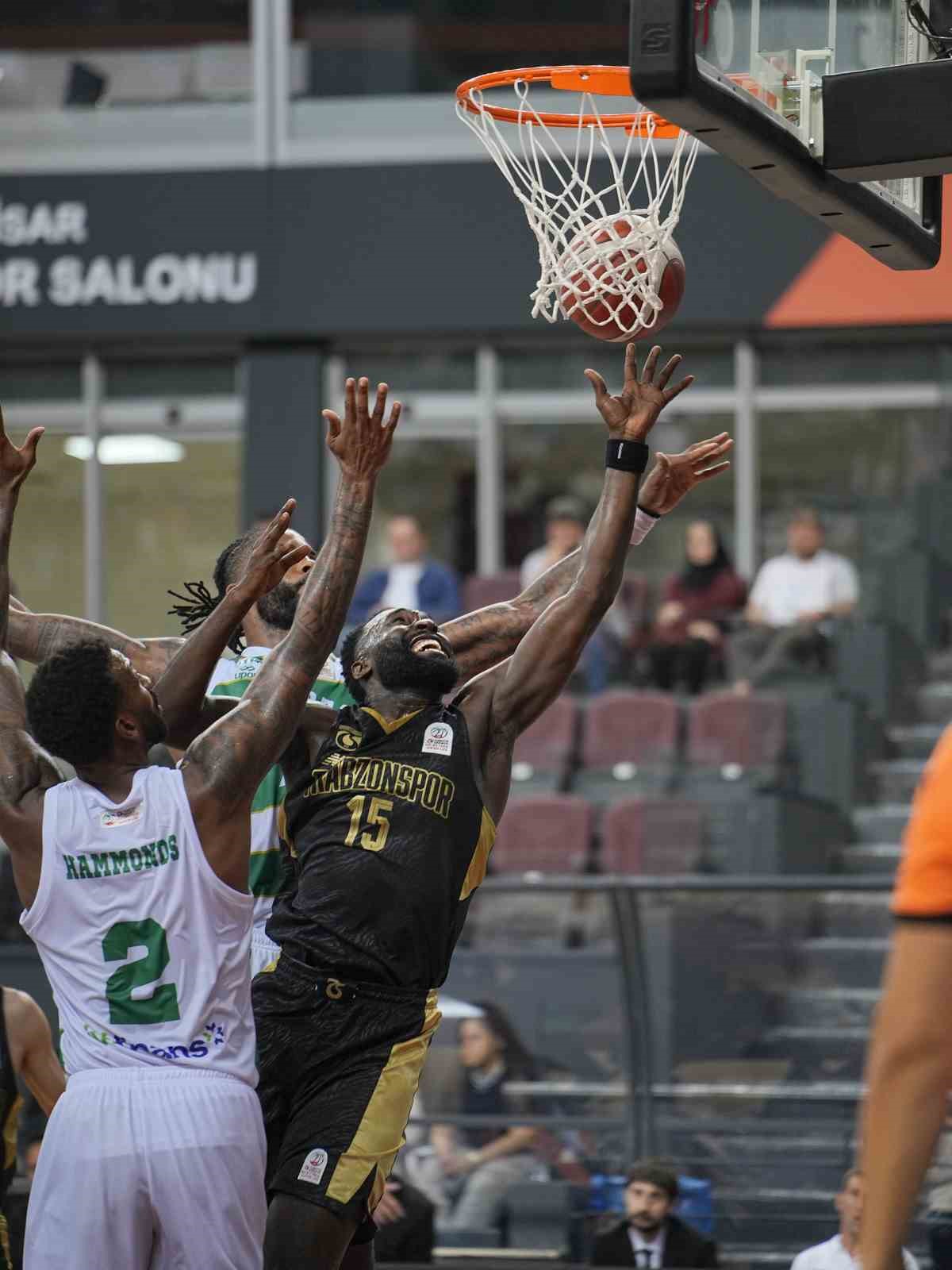 BASKETBOL SÜPER LİGİ: TRABZONSPOR: 82 - BURSASPOR: 76