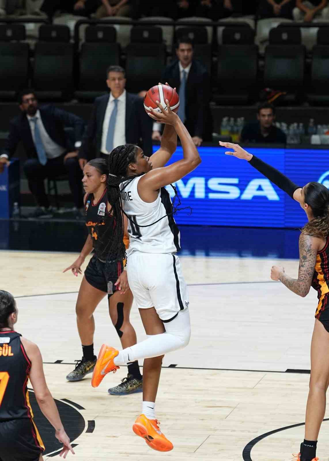 KADINLAR BASKETBOL SÜPER LİGİ: BEŞİKTAŞ: 65 - MELİKGAZİ KAYSERİ BASKETBOL: 56