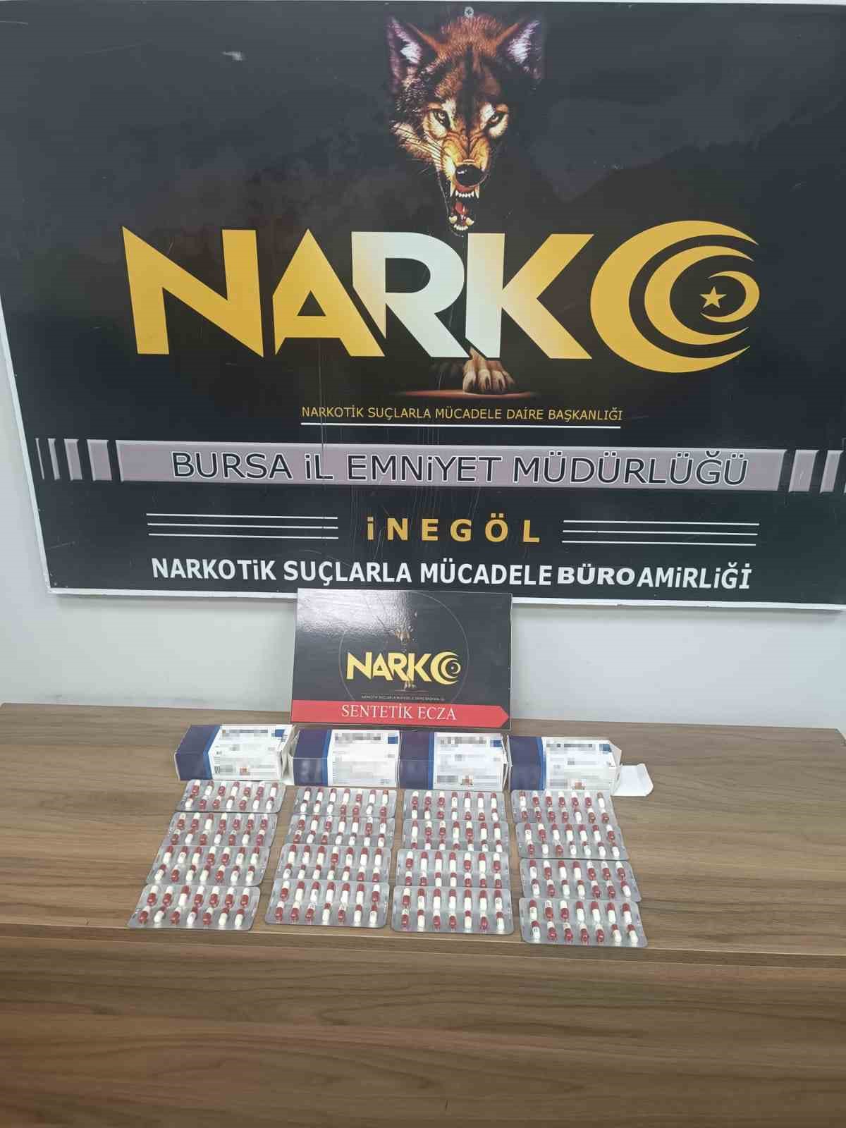 İNEGÖL’DE OPERASYONLA YAKALANDI, ÜZERİNDEN ÇIKANLAR ŞAŞIRTTI