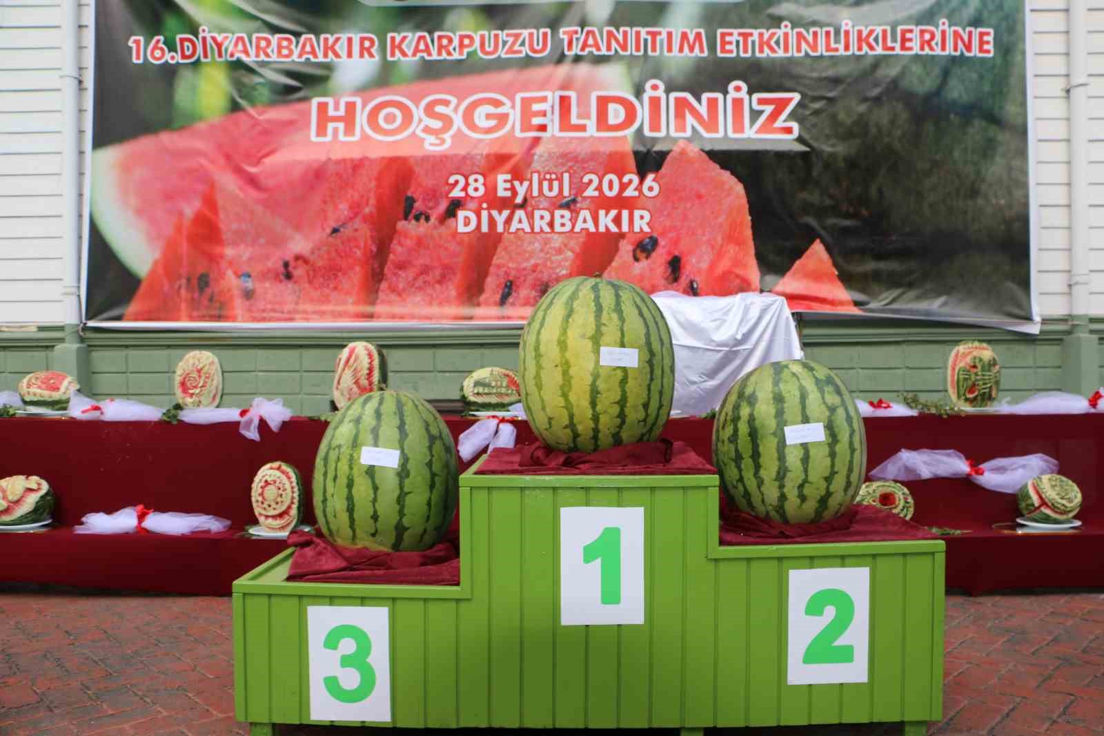 DİYARBAKIR’DA 16. KARPUZ FESTİVALİ COŞKUSU