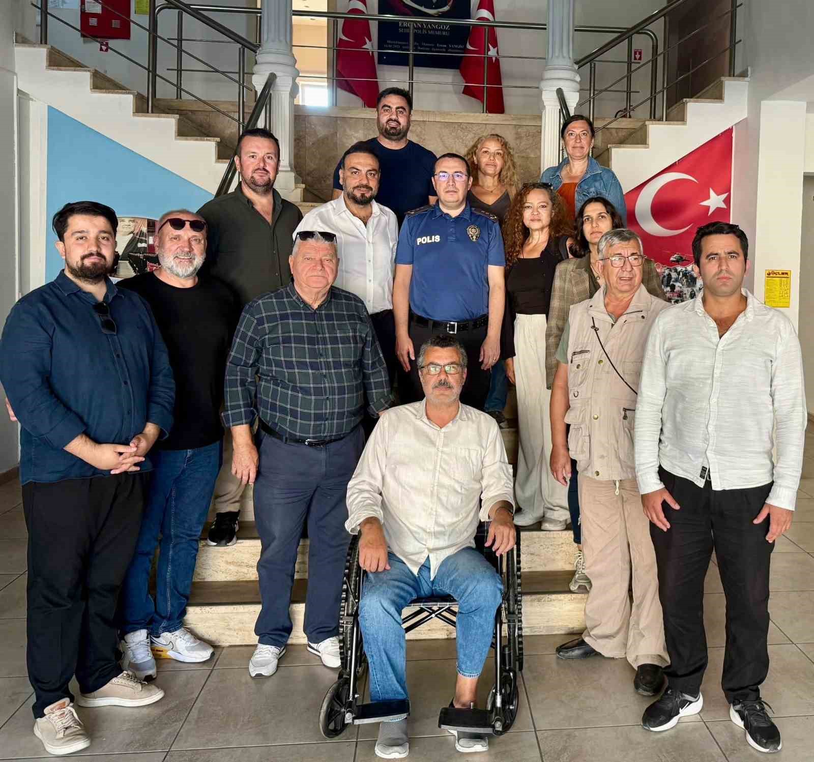 BODRUM EMNİYET MÜDÜRÜ GÖKMEN GAZETECİLERİ AĞIRLADI