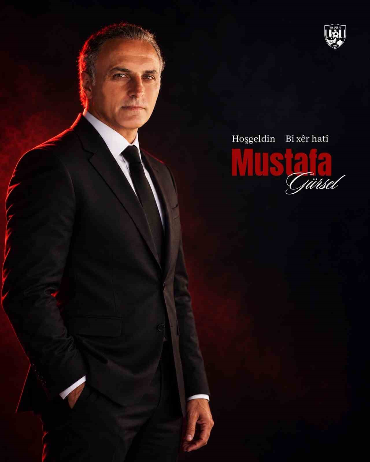 VANSPOR FK’DA TEKNİK DİREKTÖRLÜK GÖREVİNE MUSTAFA GÜRSEL GETİRİLDİ